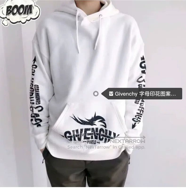 Givenchy Sweatshirt with Label Wash Label - Size L Slight