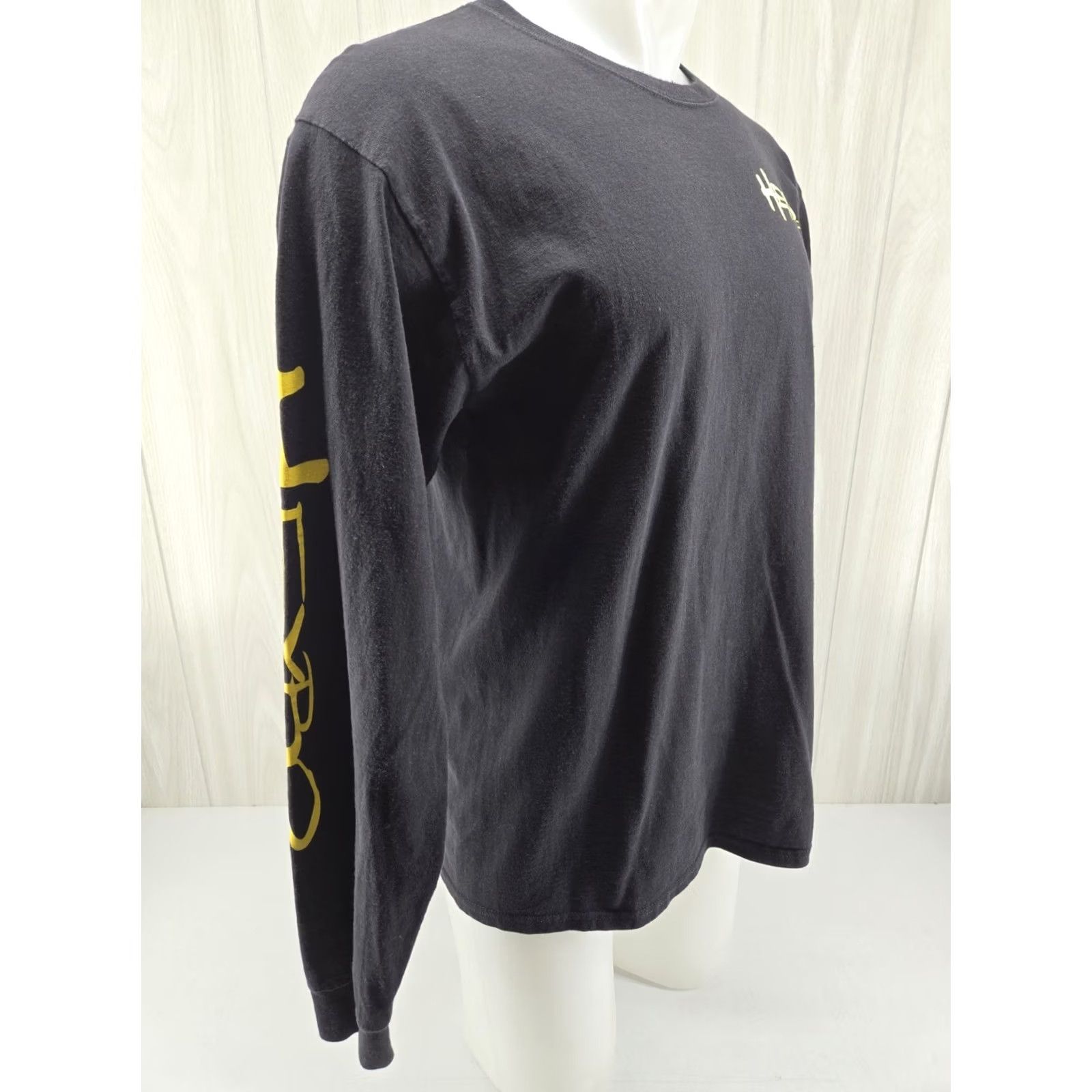 Vintage Heybo Shirt Mens Large Eagle Black Long Sleeve Cotton Size US L / EU 52-54 / 3 - 7 Thumbnail