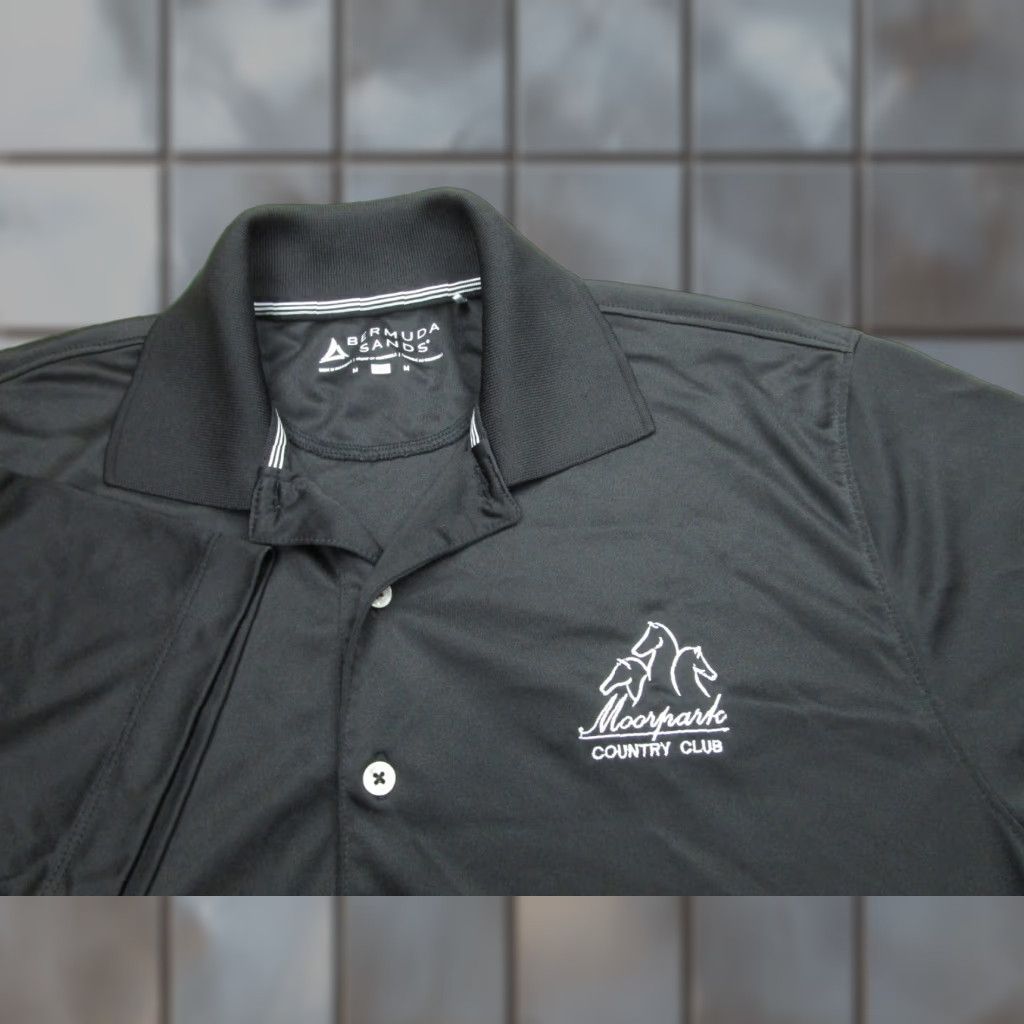 Vintage Bermuda Sands Polo Shirt Mens M Black California Golf Polo Shirt Size US M / EU 48-50 / 2 - 1 Thumbnail