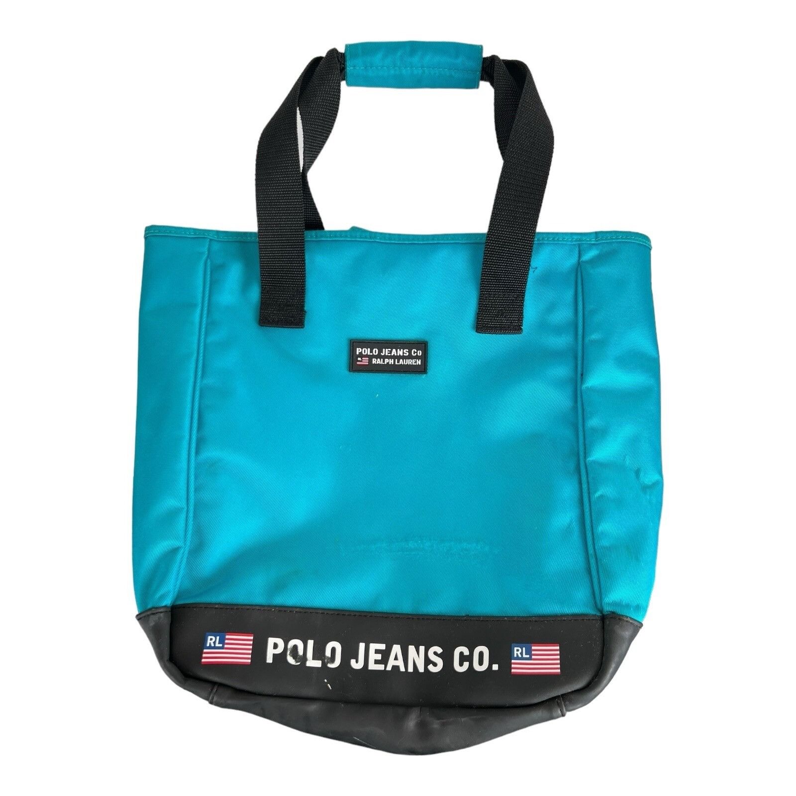Polo Ralph Lauren Vintage Polo Jeans Co Ralph Lauren Tote Bag 90s Teal Light Size ONE SIZE - 1 Thumbnail