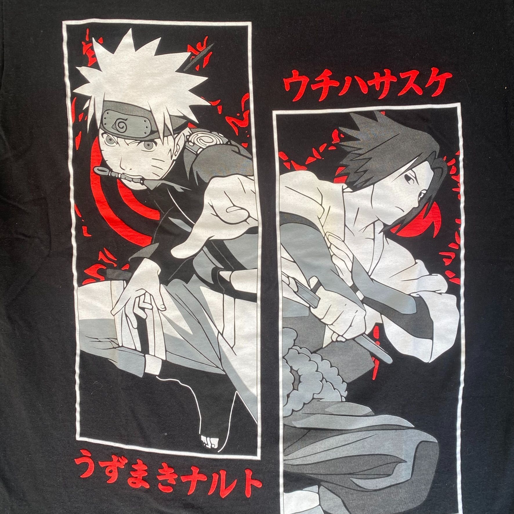 Japanese Brand Vintage Y2K Naruto Sasuke Shirt Emo Punk Japan Anime Tee Size US M / EU 48-50 / 2 - 3 Thumbnail