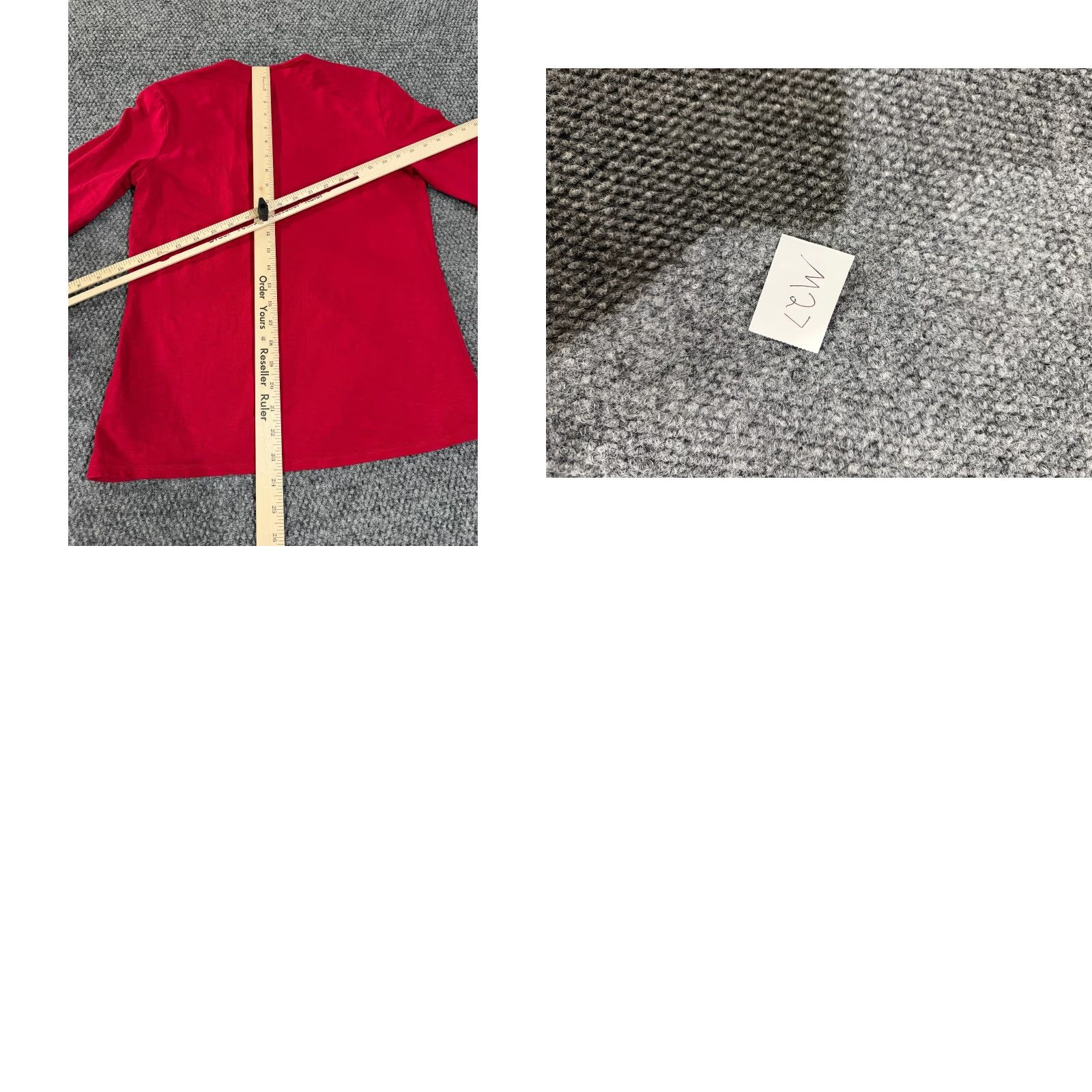Coldwater Creek Coldwater Creek Blouse Shirt Womens Small Red Embellished Long Sleeve V-Neck Pullover Casual Knit Cotton Regular Stretch Vintage: No Size S / US 4 / IT 40 - 8 Thumbnail