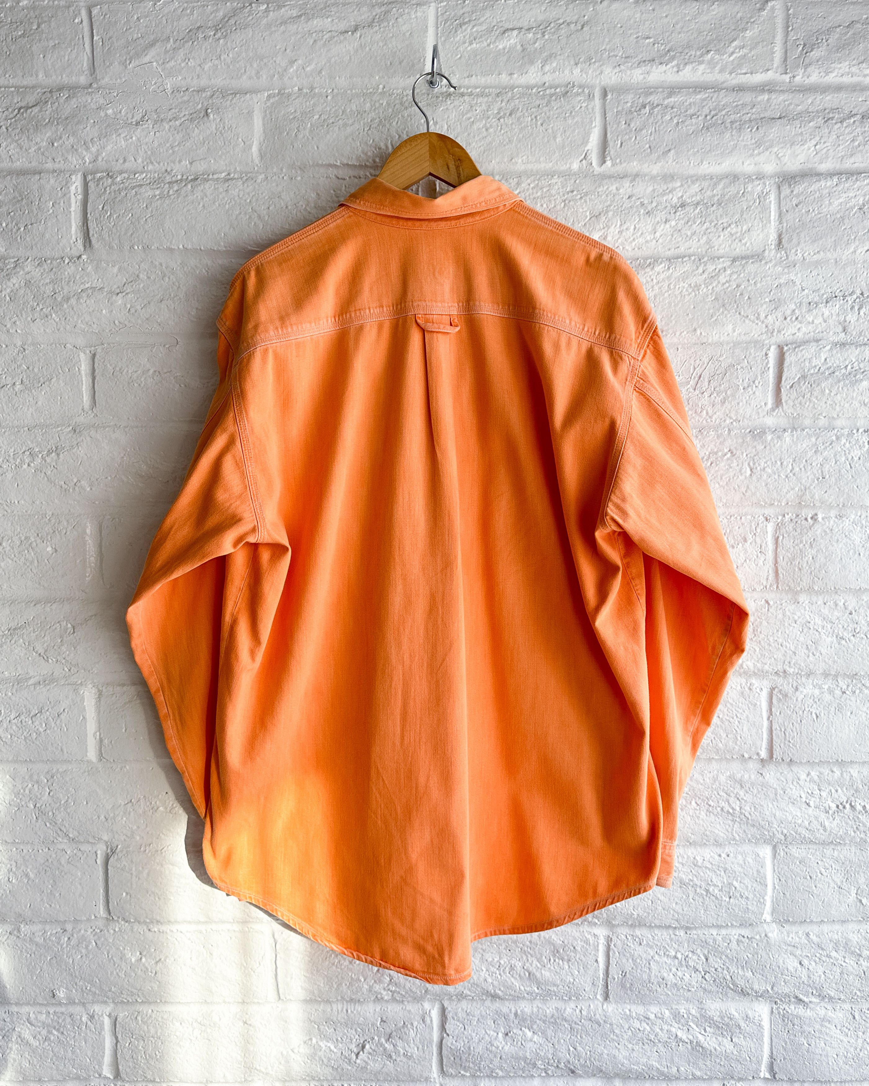 Vintage Vintage 90s Boomerang Sportswear Button Up Shirt Orange L Size US L / EU 52-54 / 3 - 6 Thumbnail