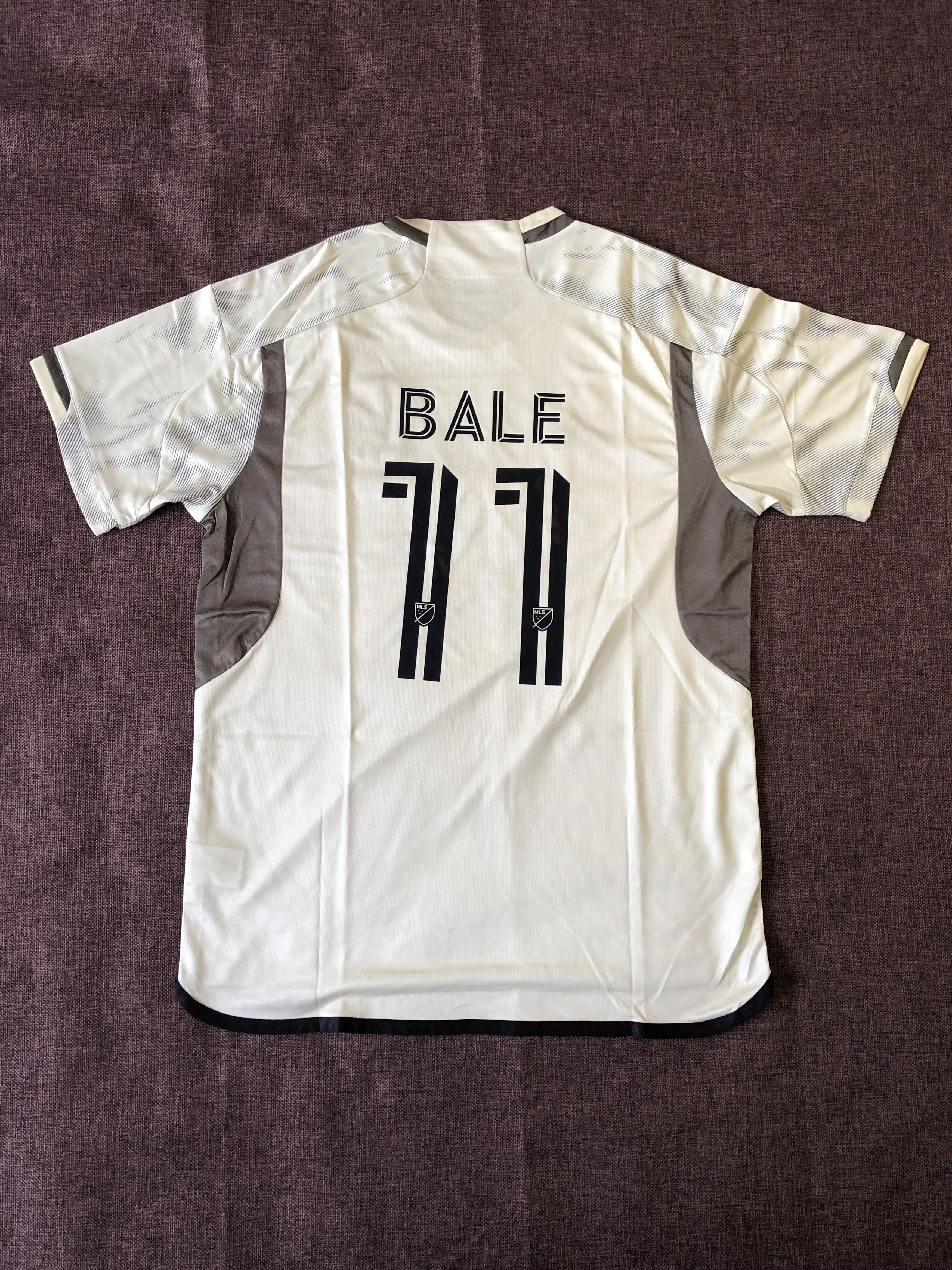 Vintage 23-24 LA Galaxy BALE Soccer Jersey Size US L / EU 52-54 / 3 - 2 Thumbnail