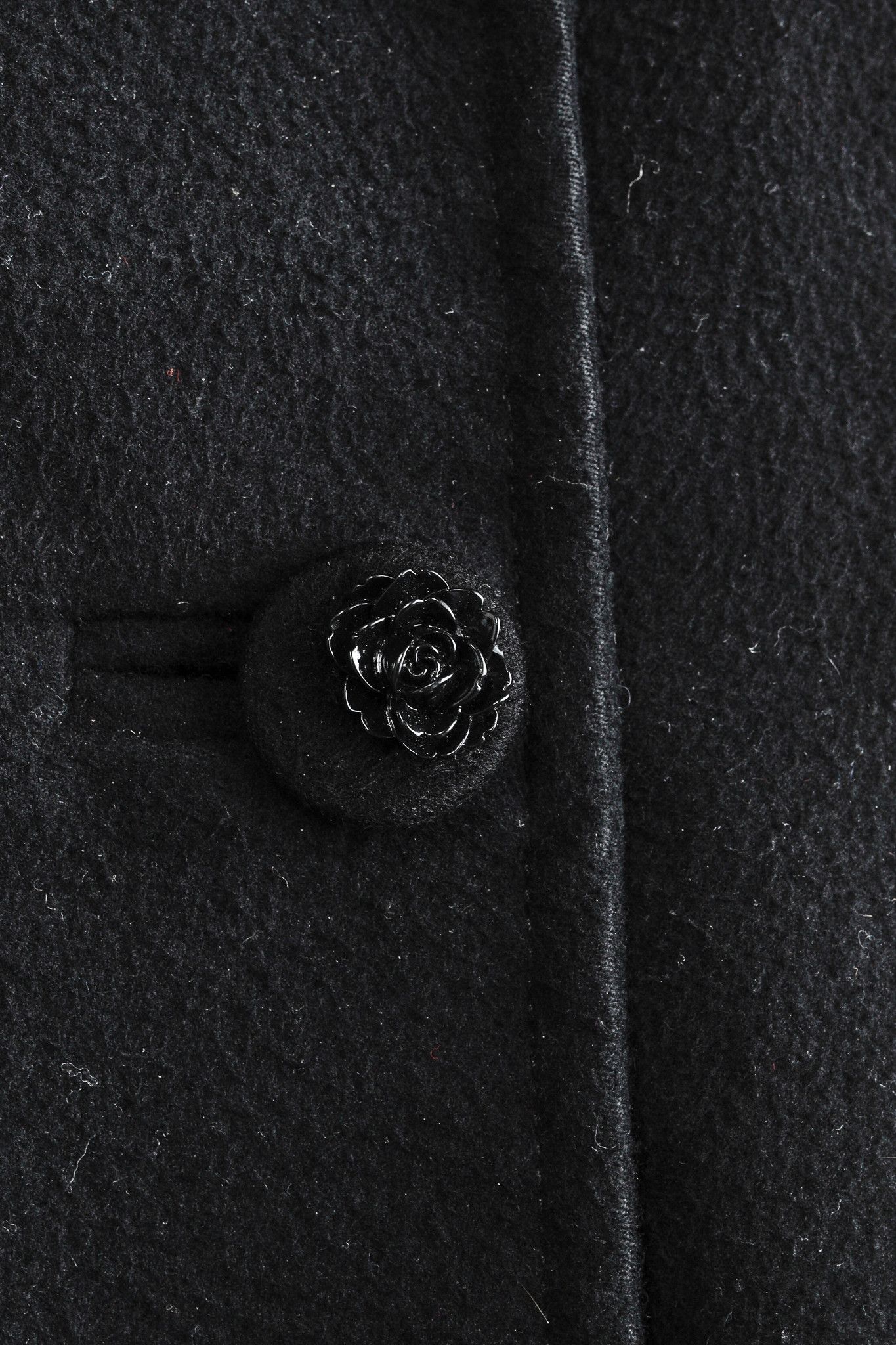 Other Calla Paris Fall 2013 Boucle Sleeve Multi-Material Pea Coat Size S / US 4 / IT 40 - 10 Thumbnail