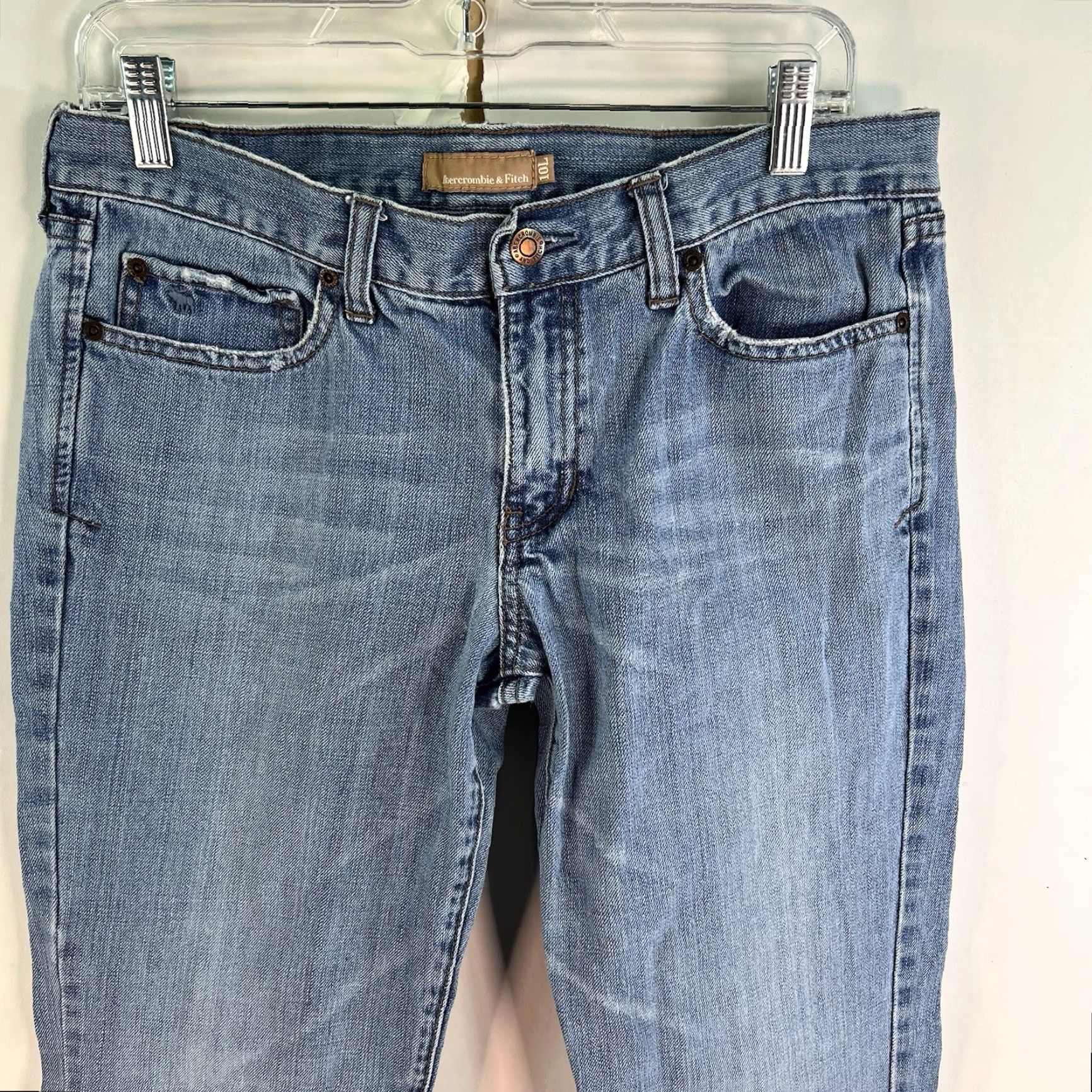 Abercrombie & Fitch Abercrombie & Fitch Womens Casual Regular Bootcut Blue Jeans Size 10 L 34X33 Size 32" / US 10 / IT 46 - 2 Thumbnail