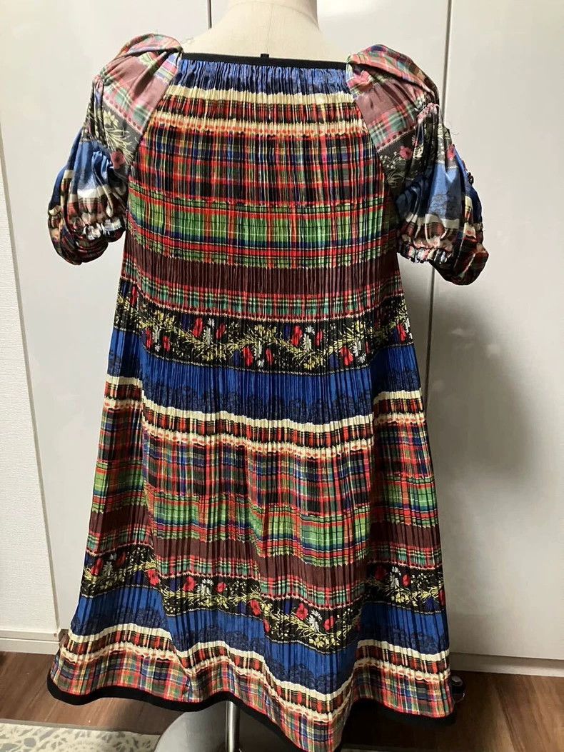 Comme des Garcons Comme Des Garcons Blue patterned dress Size M / US 6-8 / IT 42-44 - 2 Thumbnail