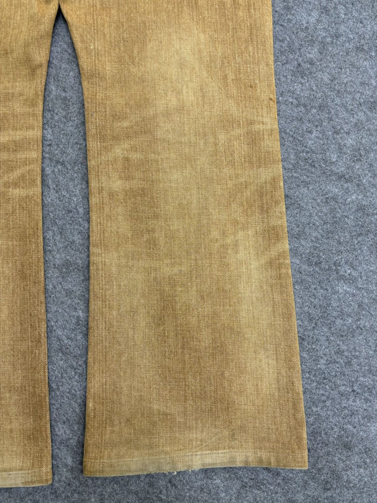 Edwin 💥Rare Colour💥Edwin 401XVS Rust Flare Cinch Back Denim F492 Size US 33 - 21 Thumbnail