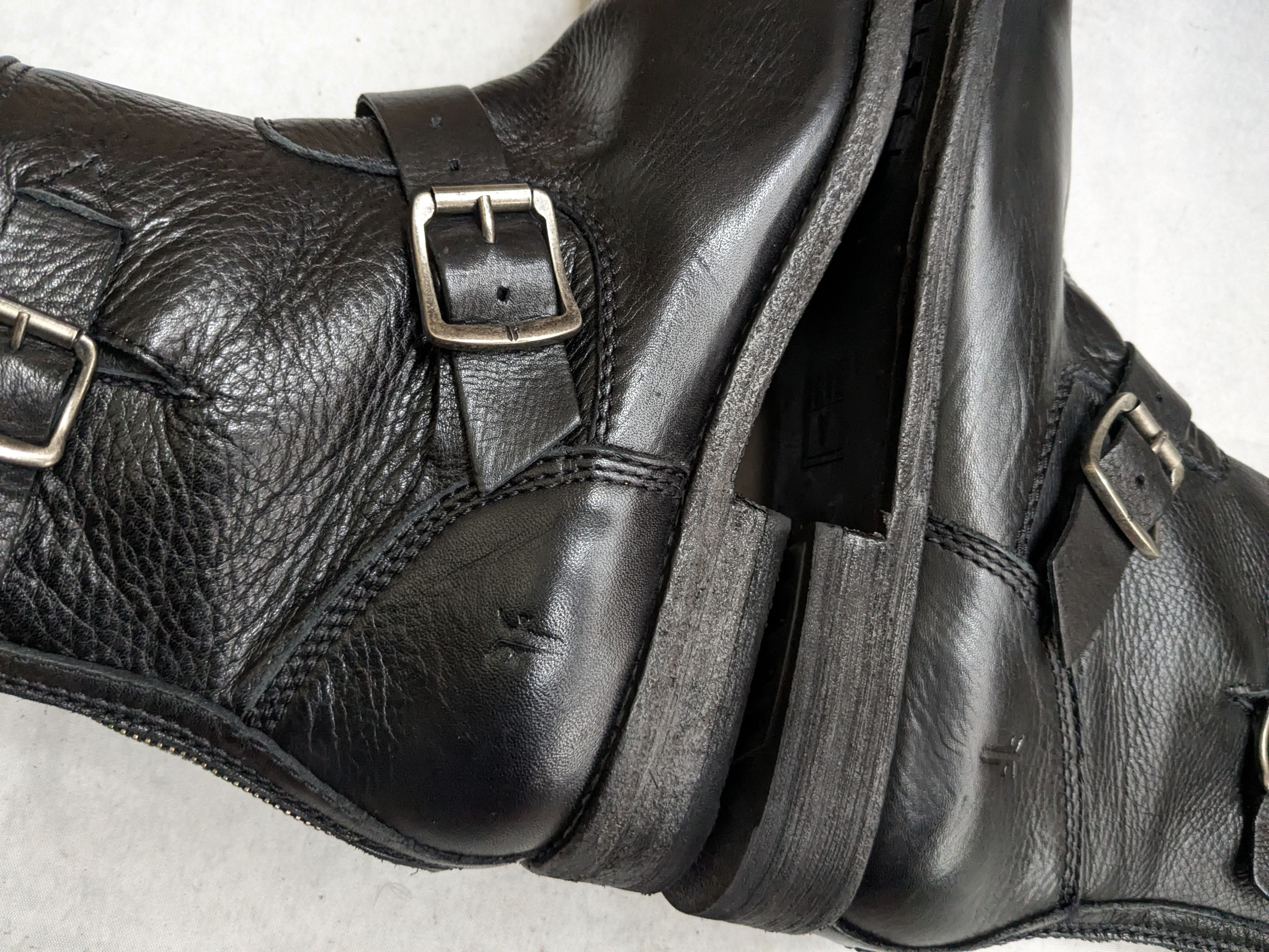 Frye Frye Harness Boots Black 10 D Leather Size US 10 / EU 43 - 12 Thumbnail