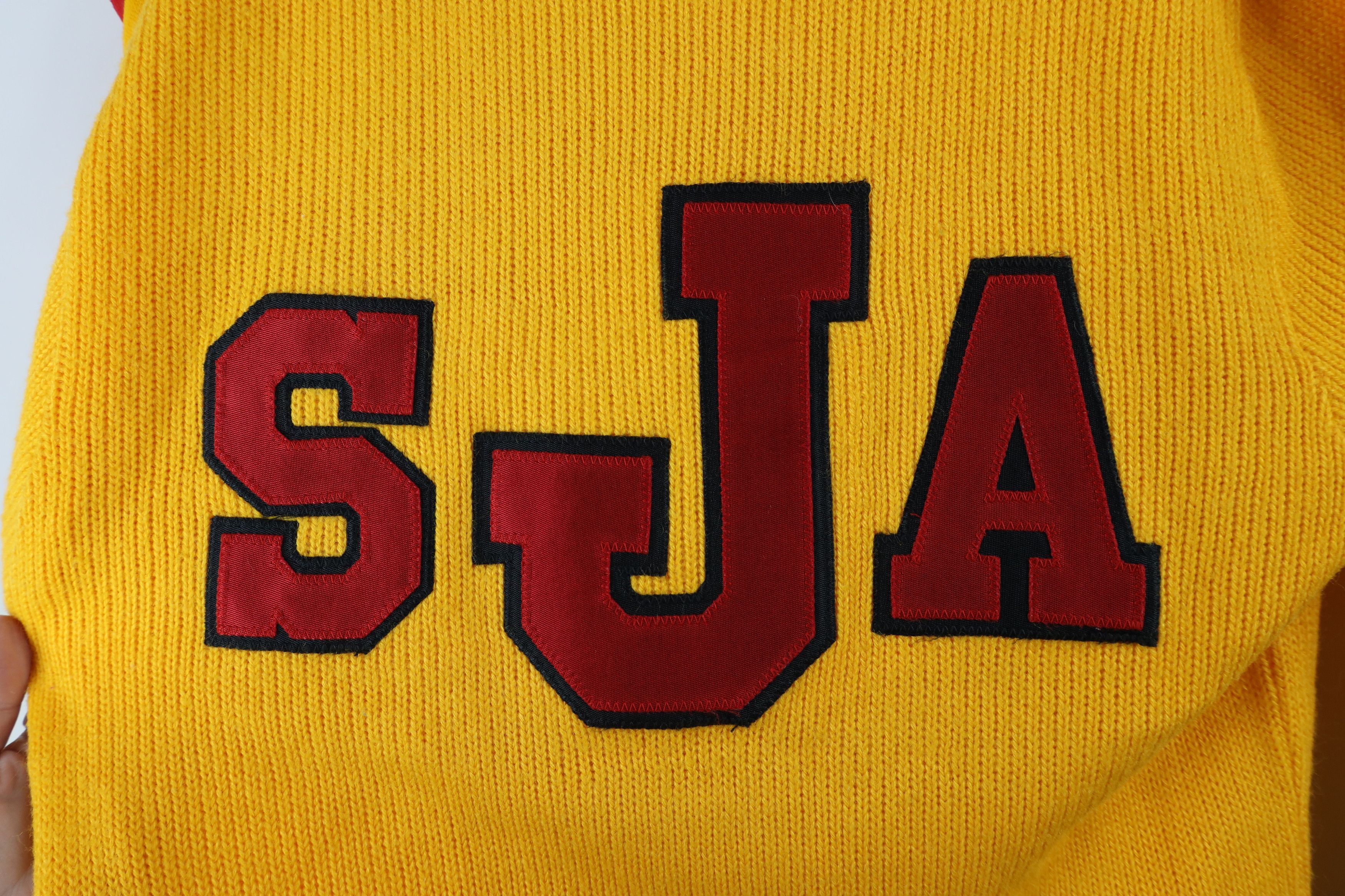Vintage Vintage 70s Streetwear Knit Cheerleader Varsity Sweater USA Size XS / US 0-2 / IT 36-38 - 4 Thumbnail