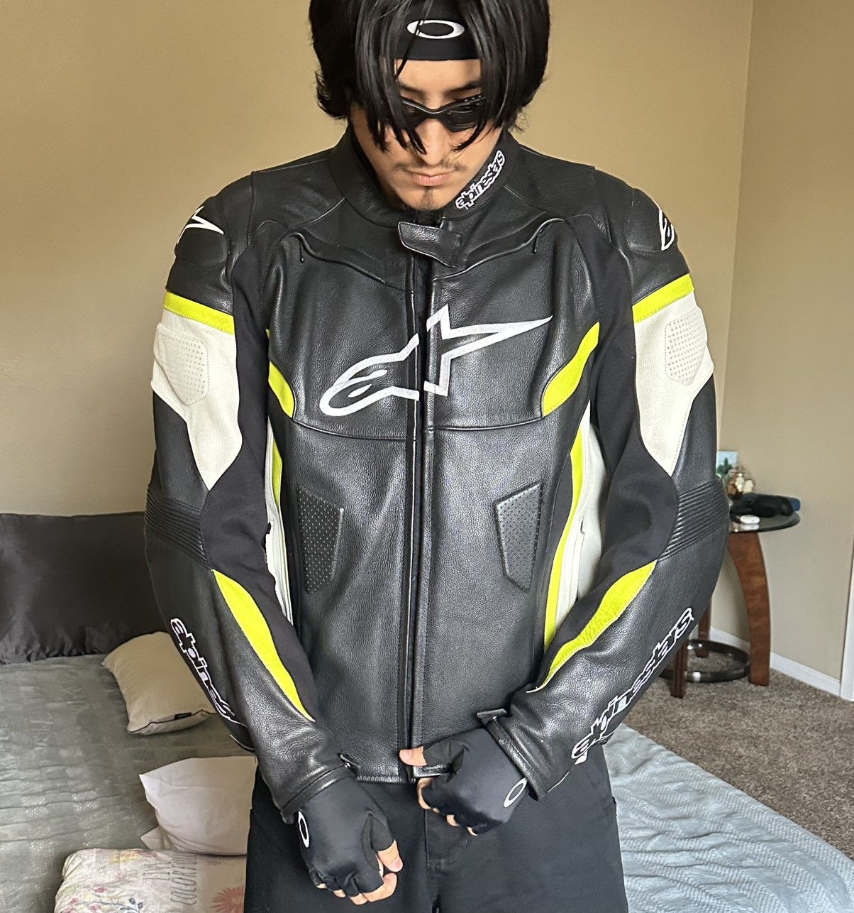 Alpinestars レザージャケット 黒/黄/赤EU50 最安値ken 31cfc64e6b614b5fa59d1b806f93f4