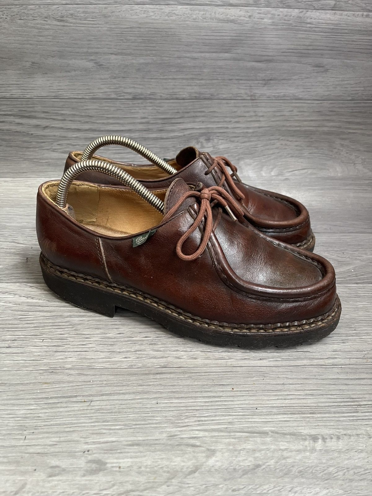 Paraboot Paraboot michael brown leather derby shoes Size US 6 / EU 39 - 7 Thumbnail