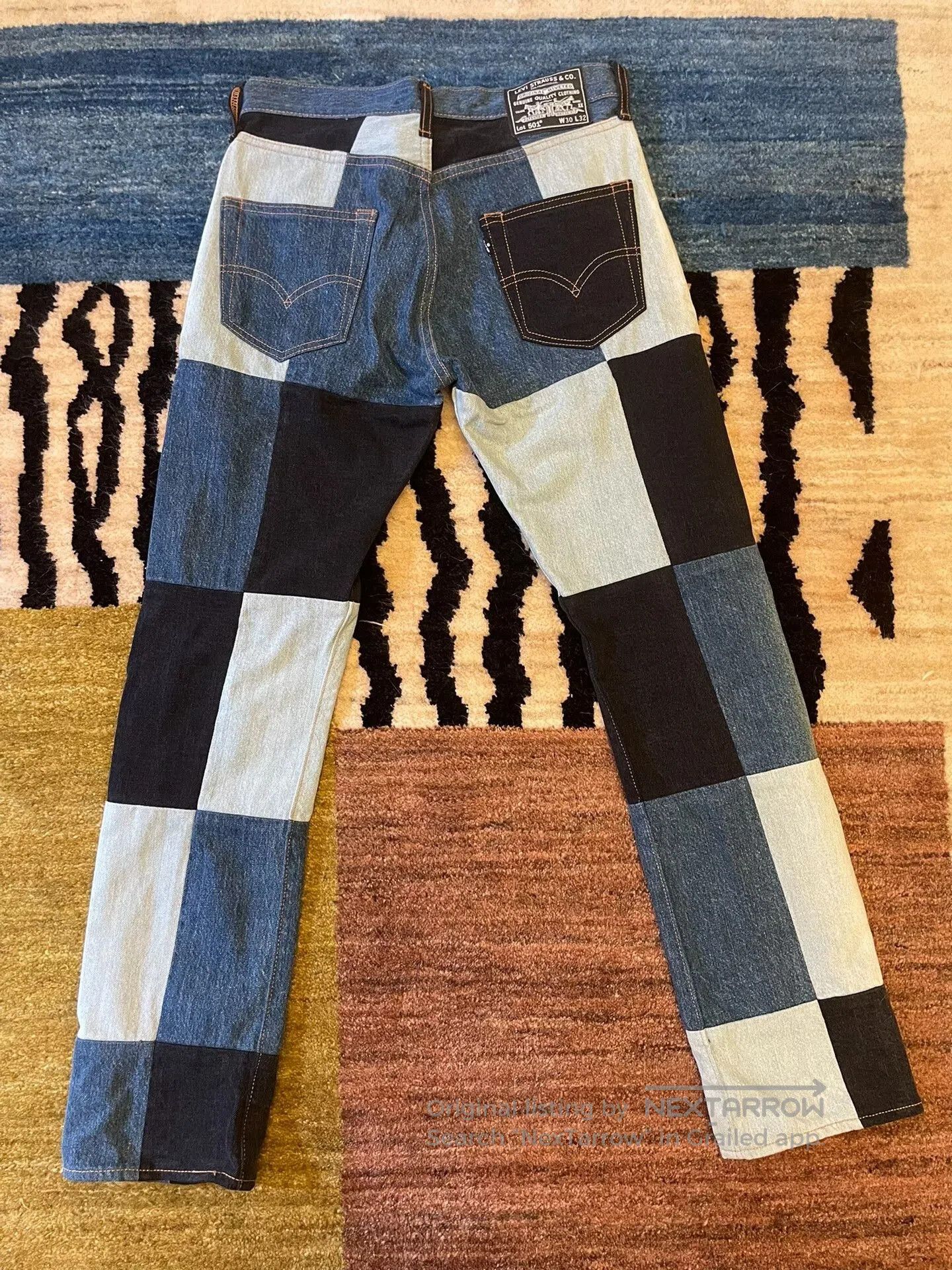 Gosha Rubchinskiy Levi's CDG Gosha Patchwork Jeans. Size US 30 / EU 46 - 4 Thumbnail