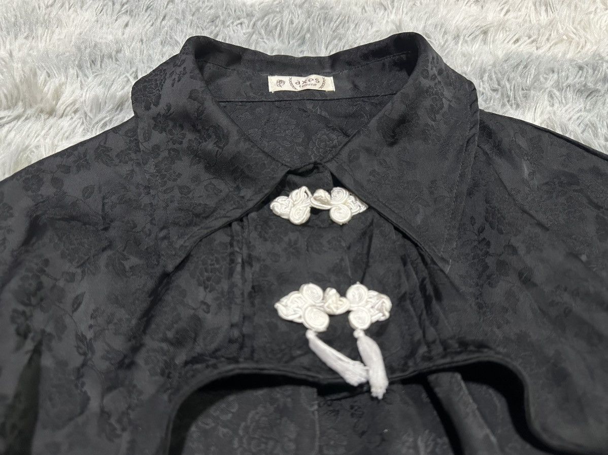 Japanese Brand 🔥Y2K Vintage Axes Femme Cropped Bolero Chinese Shirt Size M / US 6-8 / IT 42-44 - 9 Thumbnail