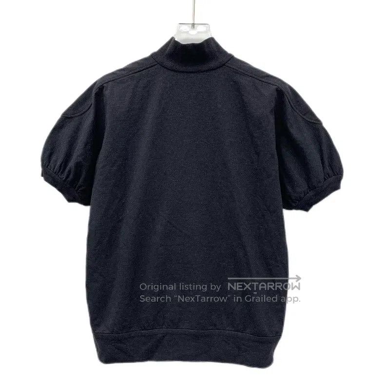 Brunello Cucinelli Brunello Cucinelli Black sequined cotton short-sleeve zip- Size M / US 6-8 / IT 42-44 - 2 Thumbnail