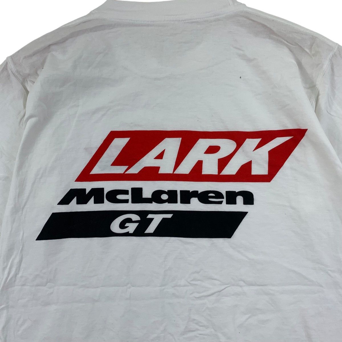 Vintage Vintage 1996 LARK MCLAREN GT Racing Team GTR Tee Shirt Top Size US S / EU 44-46 / 1 - 6 Thumbnail