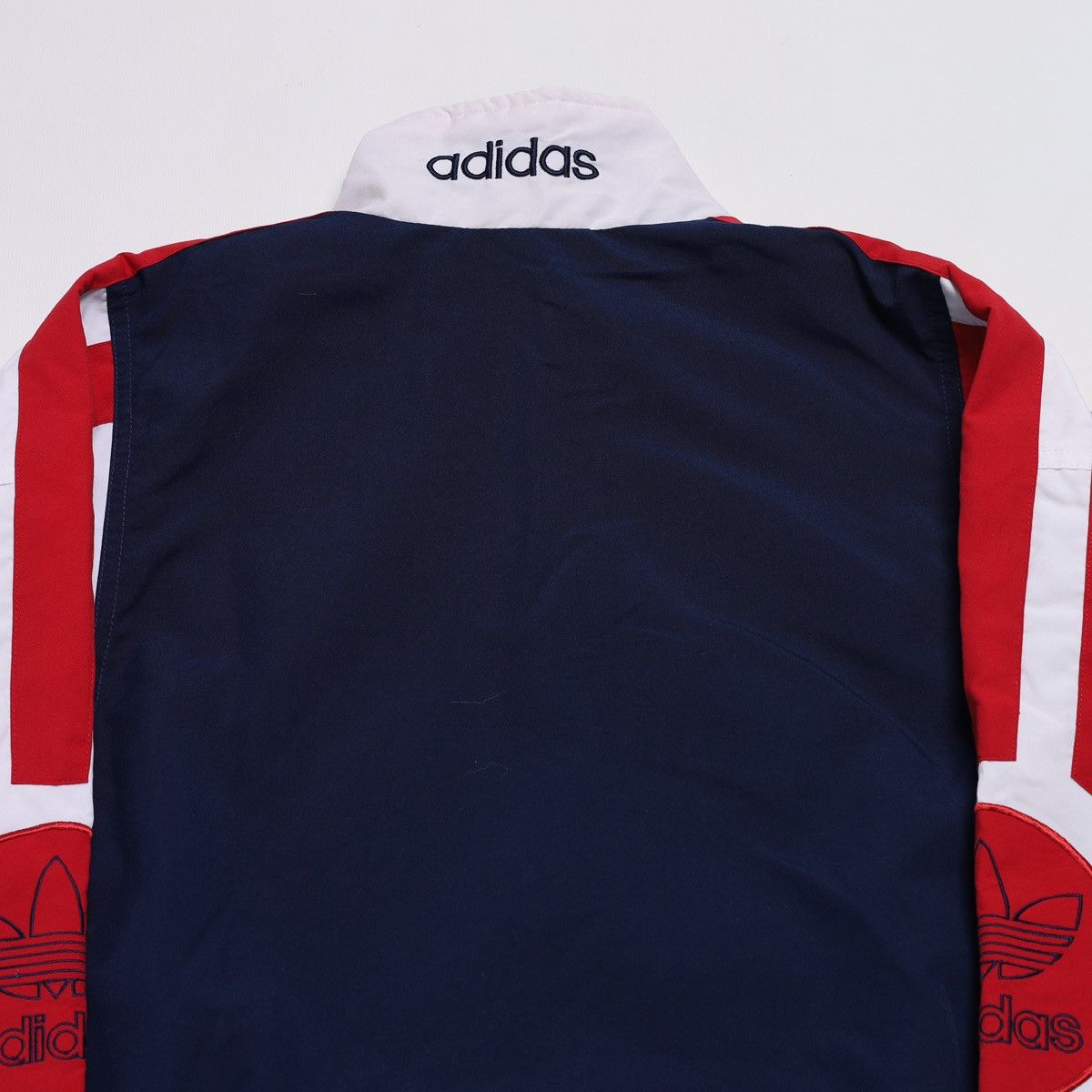 Adidas Vintage Adidas Zip Track Top Light Jacket 90s Red Blue Size US M / EU 48-50 / 2 - 14 Thumbnail