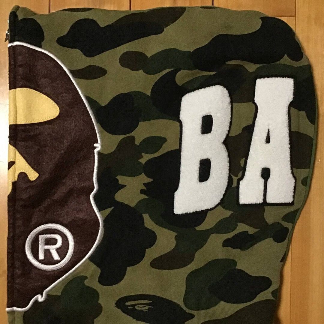 Bape BAPE Ape head full zip hoodie green x 1st camo a bathing ape Size US XL / EU 56 / 4 - 6 Thumbnail