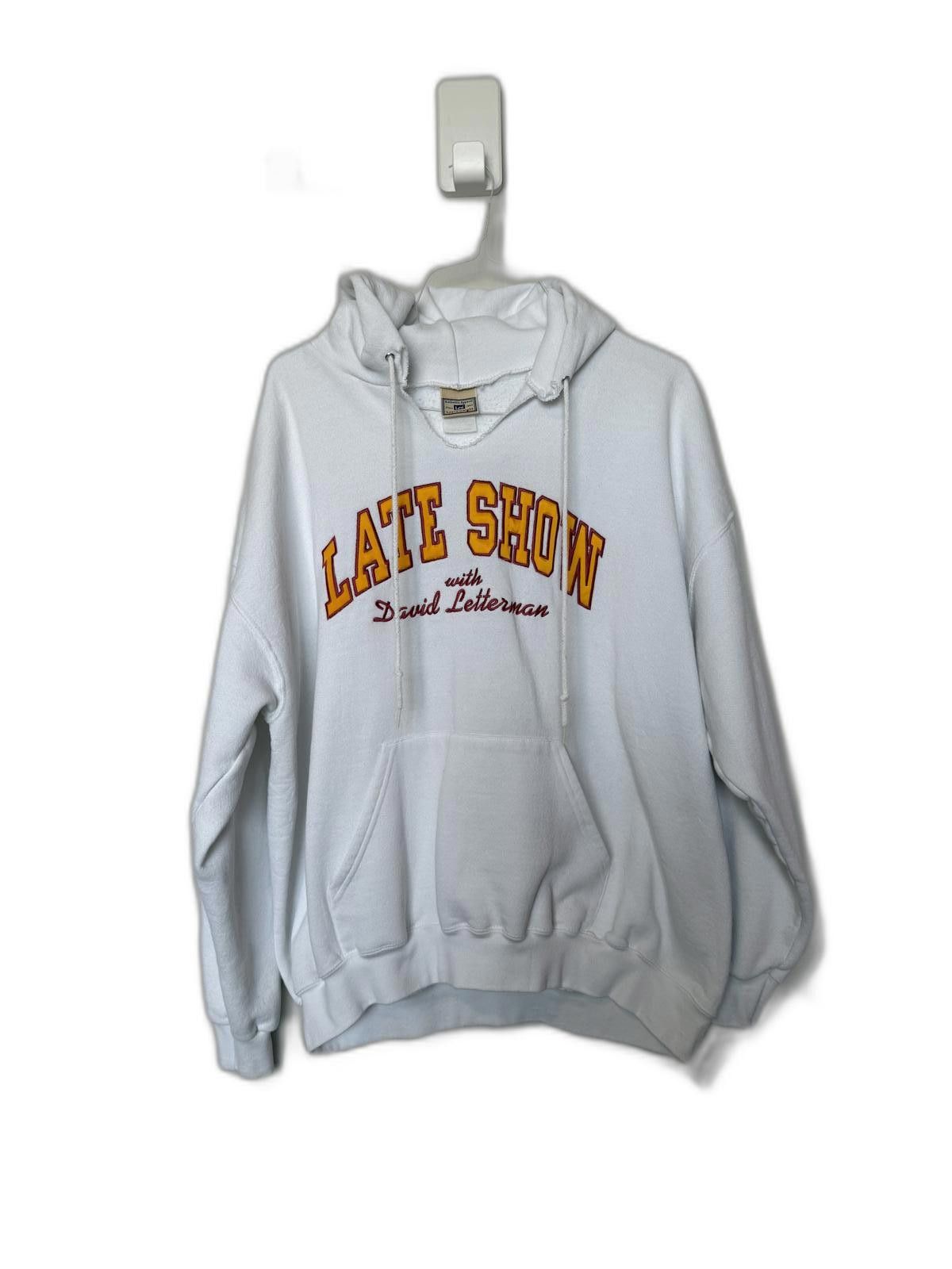 Designer Vintage Late show with David Letterman hoodie Size US XXL / EU 58 / 5 - 2 Thumbnail