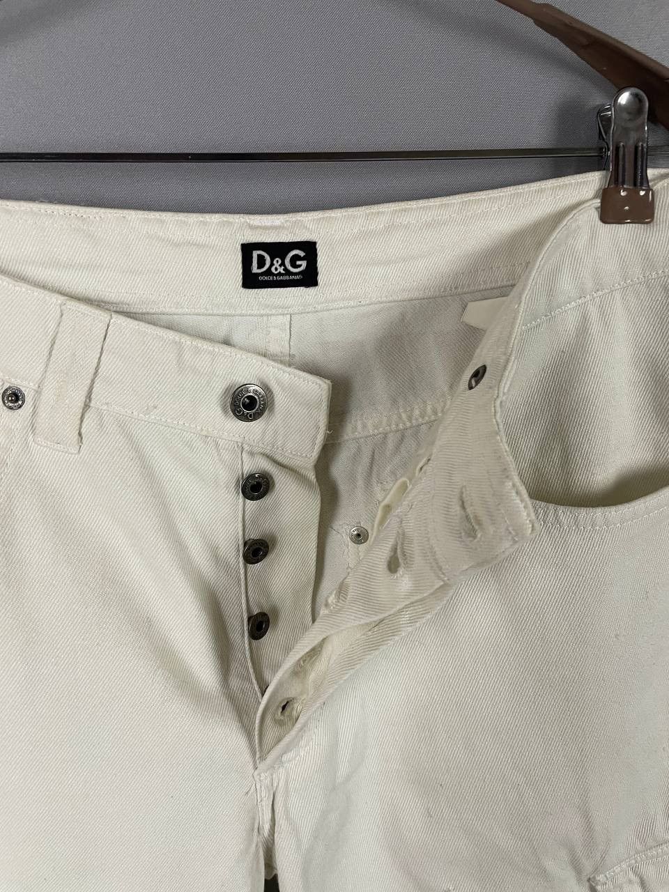 Dolce & Gabbana Dolce&Gabbana Shorts Denim White Size US 33 - 6 Thumbnail
