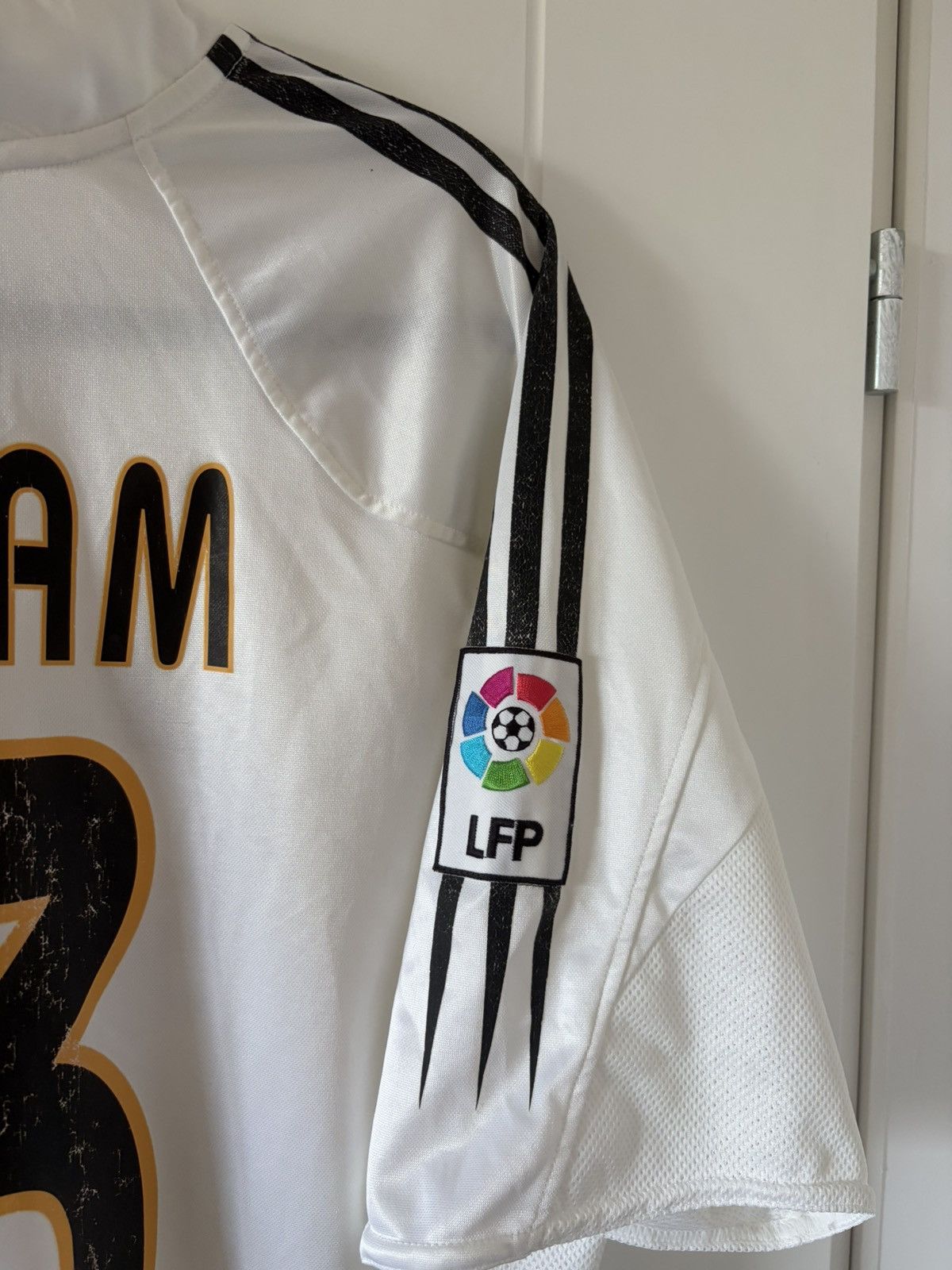 Real Madrid adidas 2004/2005 domowa Beckham vintage — zdjęcie 5