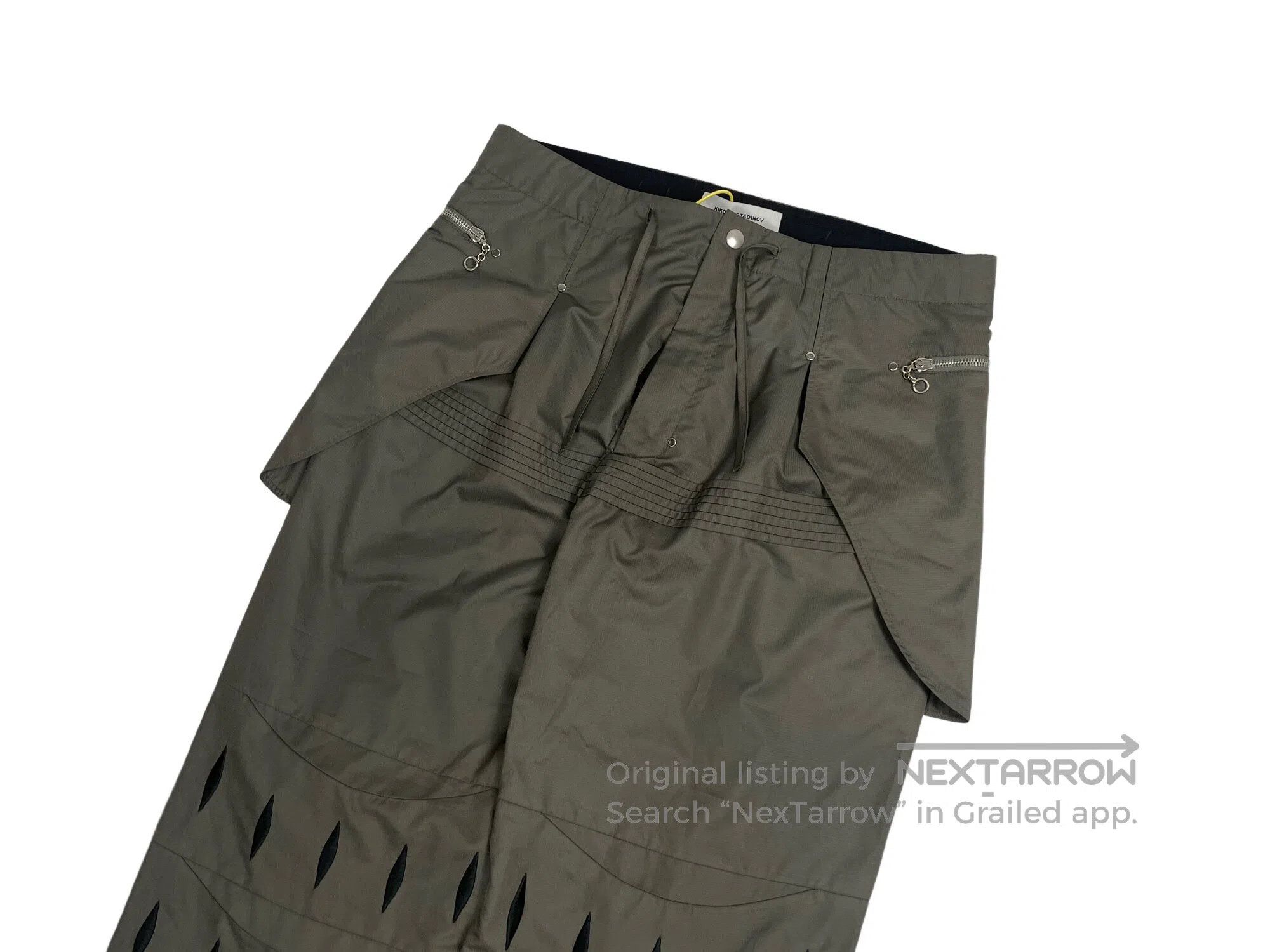 Kiko Kostadinov Kiko Kostadinov Embroidered Pocket Work Pants Size US 30 / EU 46 - 3 Thumbnail