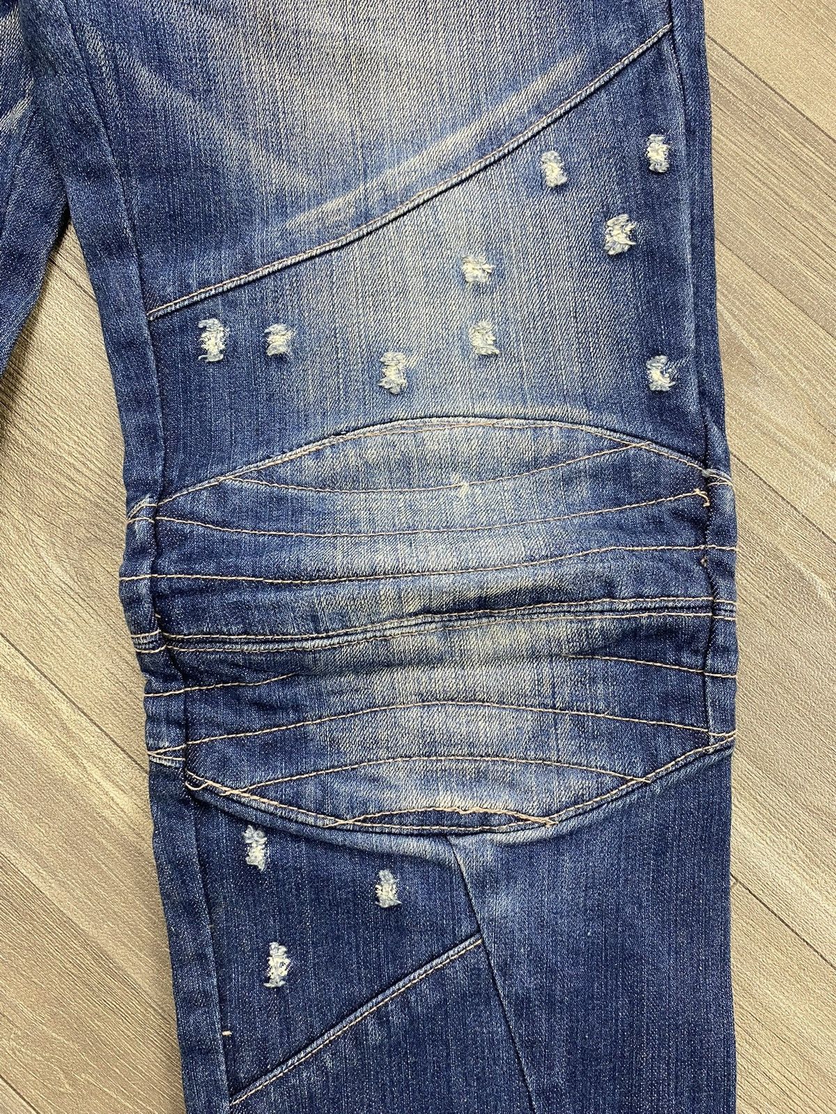 PPFM Vintage PPFM Japan Distressed Punk Lgb Style Bikers Jeans Size US 34 / EU 50 - 7 Thumbnail