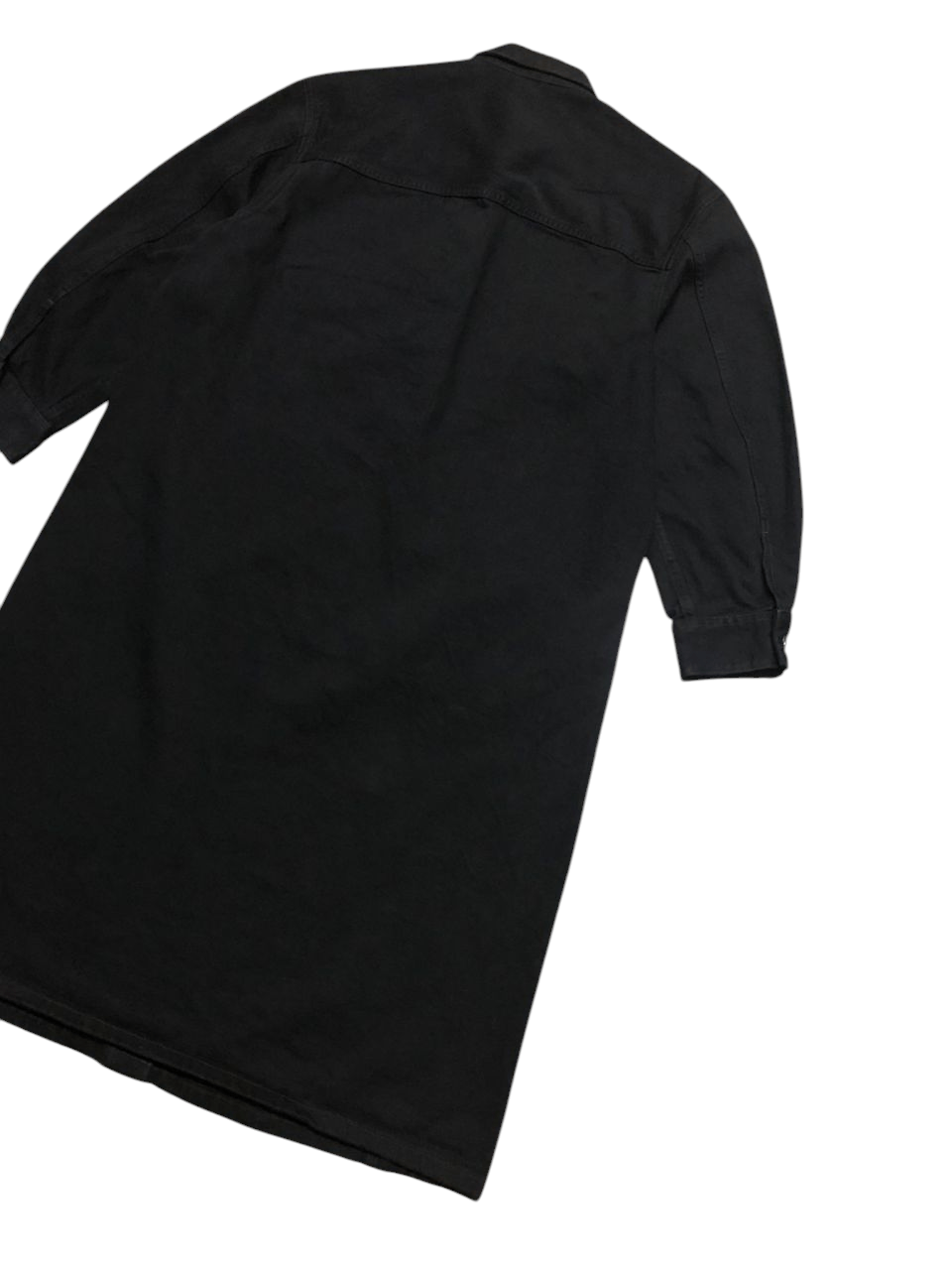 Lemaire × Uniqlo Uniqlo x Lemaire All Black Denim Trenchcoat Size L / US 10 / IT 46 - 6 Thumbnail