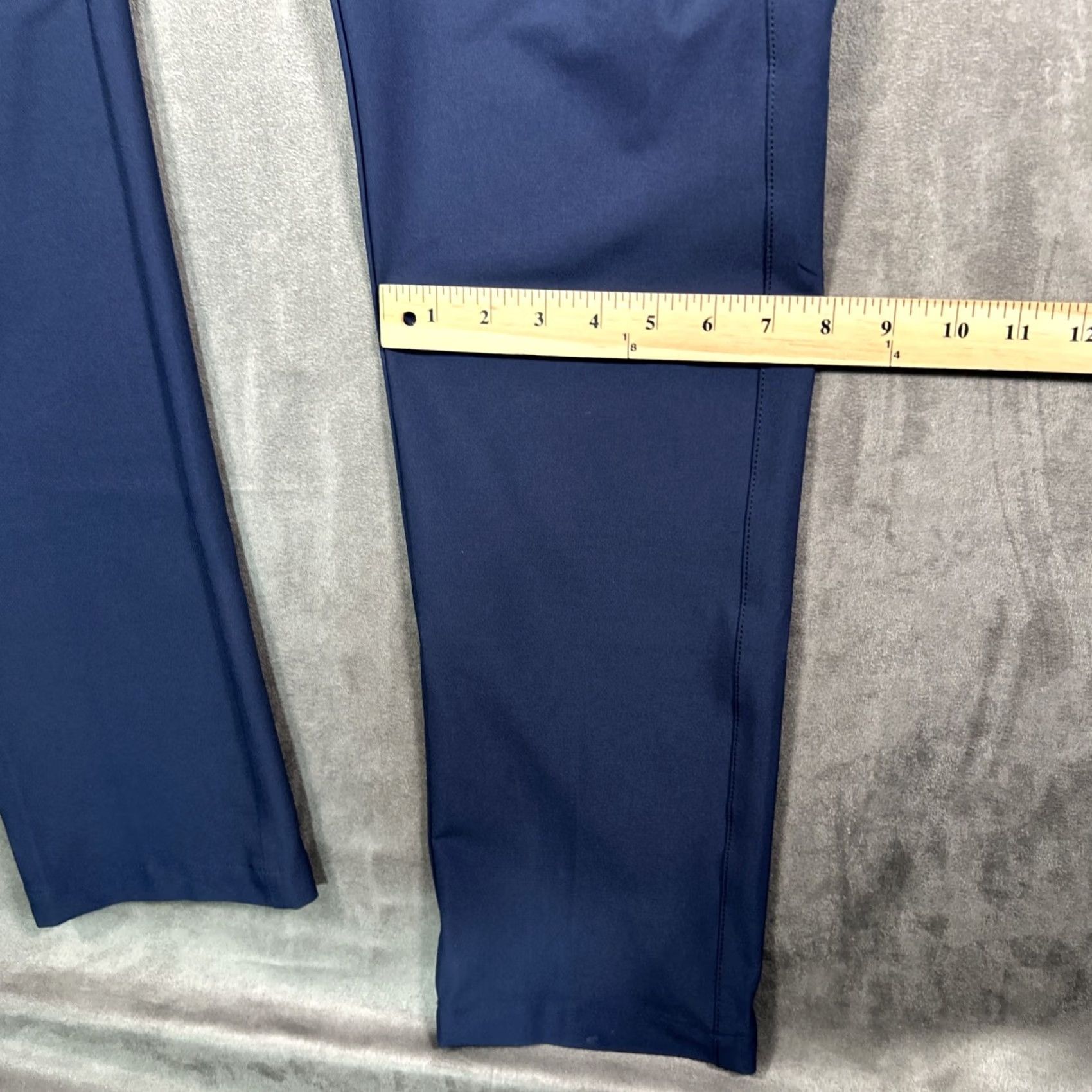 Vintage Greg Norman Golf Pants Mens 34x34 Blue Stretch Performance Slash Pockets Size US 36 / EU 52 - 5 Thumbnail