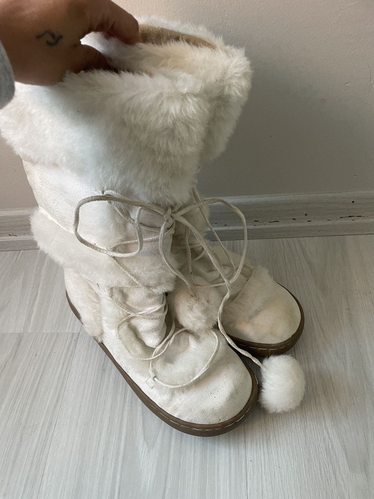 Vintage y2k furry boots Size US 8.5 / IT 38.5 - 10 Thumbnail