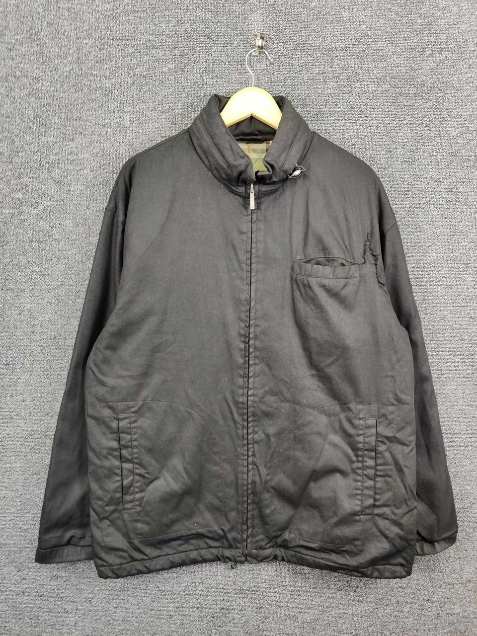 Vintage Burberry London Nova Check Quilted Jacket