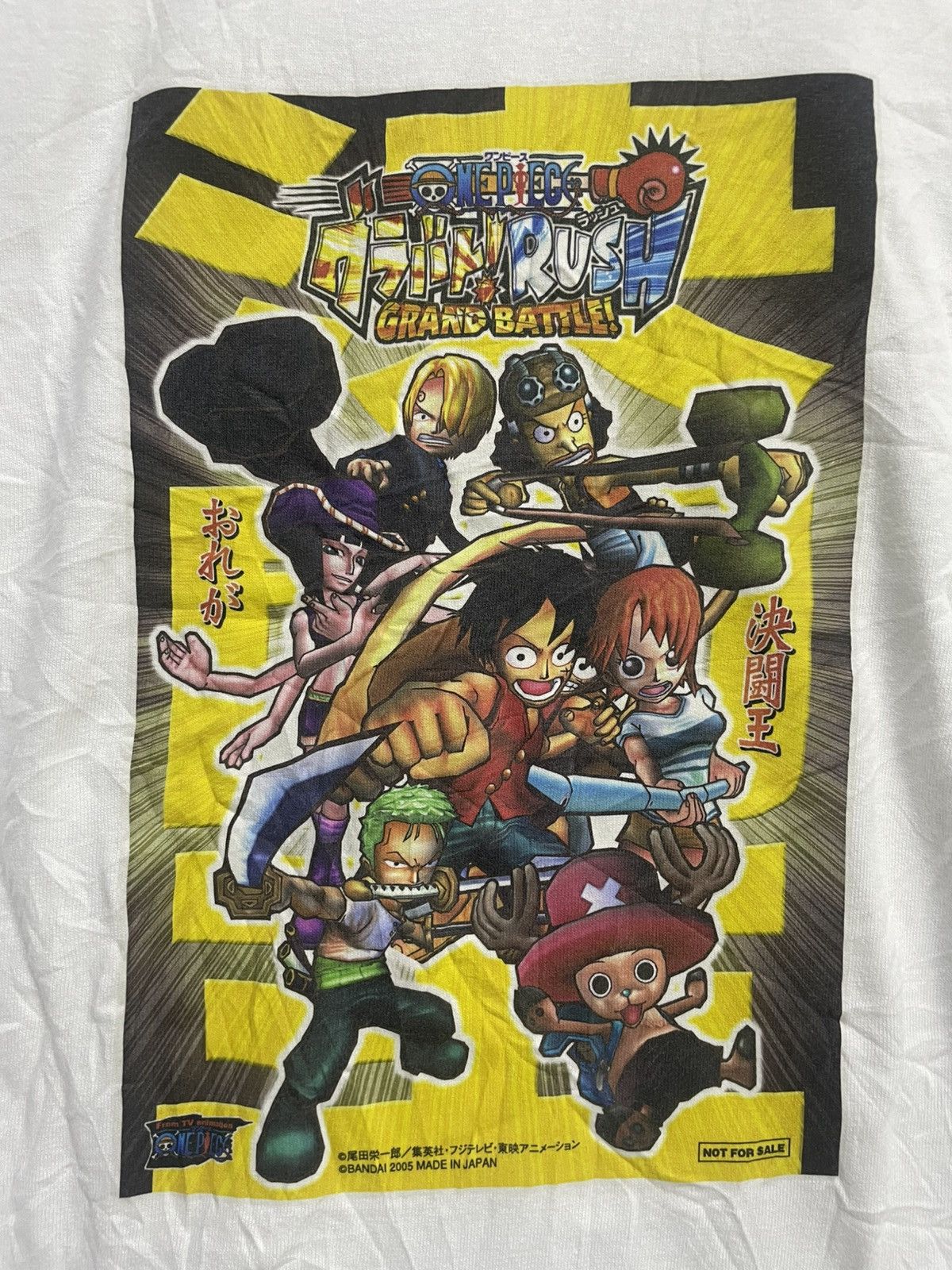 One Piece Vintage 2005 One Piece Grand Battle Rush Promotional T-Shirt Size US M / EU 48-50 / 2 - 2 Thumbnail