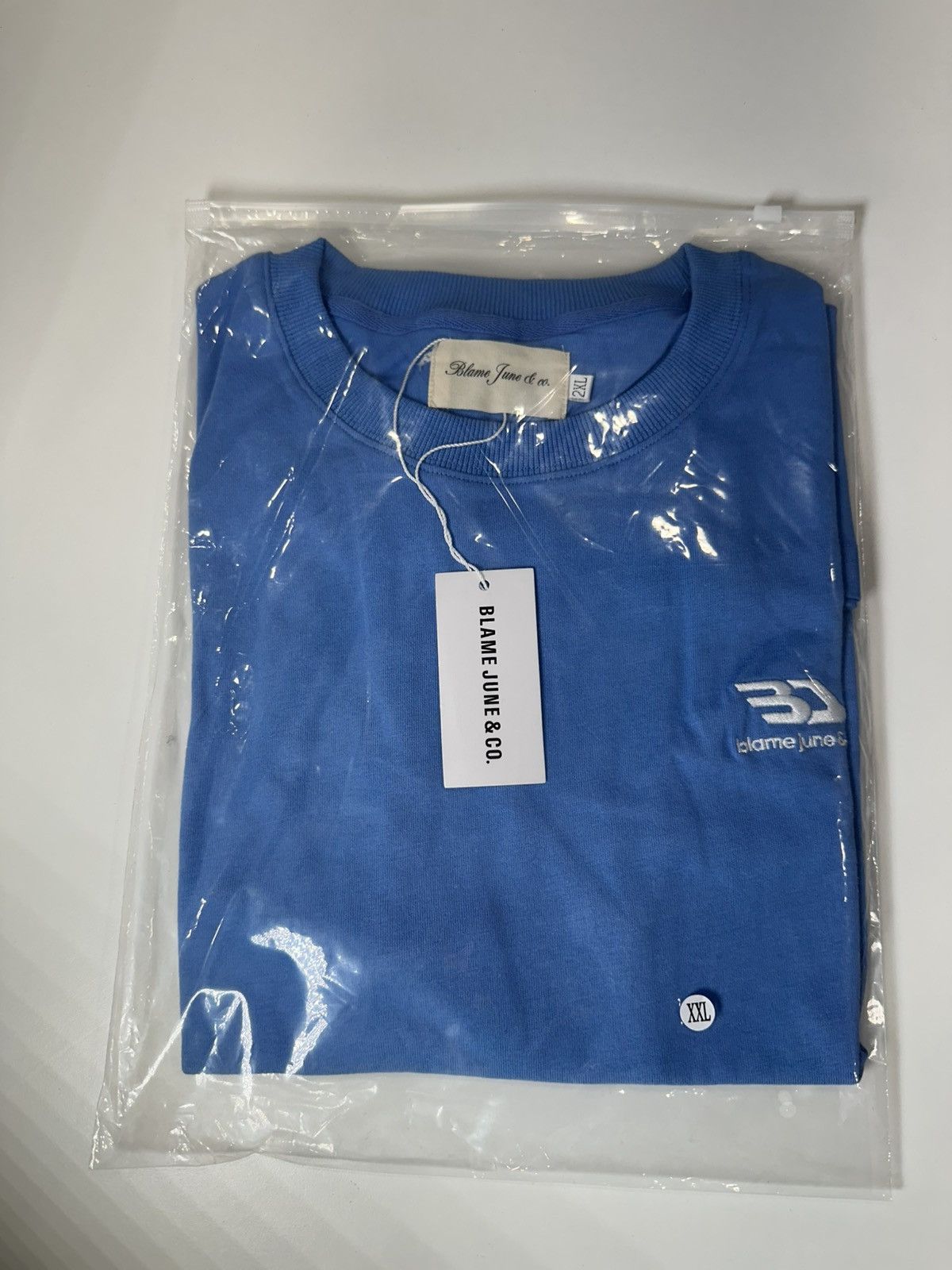 Other Blame June & Co. Basic T-Shirt 2XL Blue Size US XXL / EU 58 / 5 - 2 Thumbnail