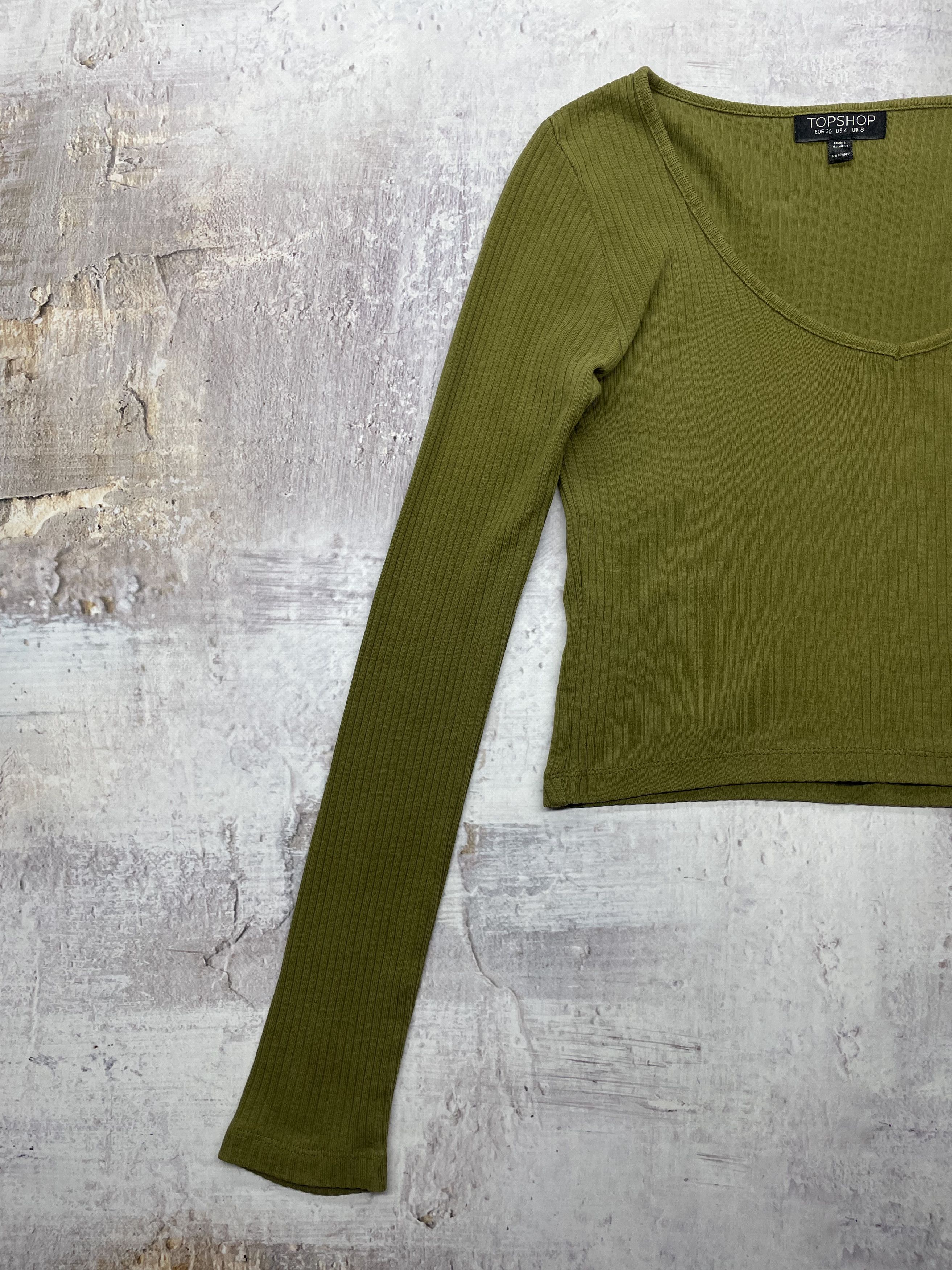 Vintage Vintage Crop Top Long Sleeve Women’s Size S Size S / US 4 / IT 40 - 3 Thumbnail