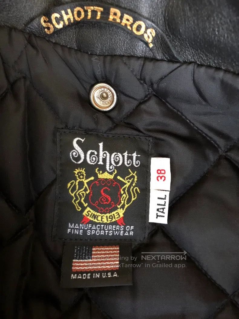 Schott Schott cable-stayed biker jacket Size US S / EU 44-46 / 1 - 4 Thumbnail
