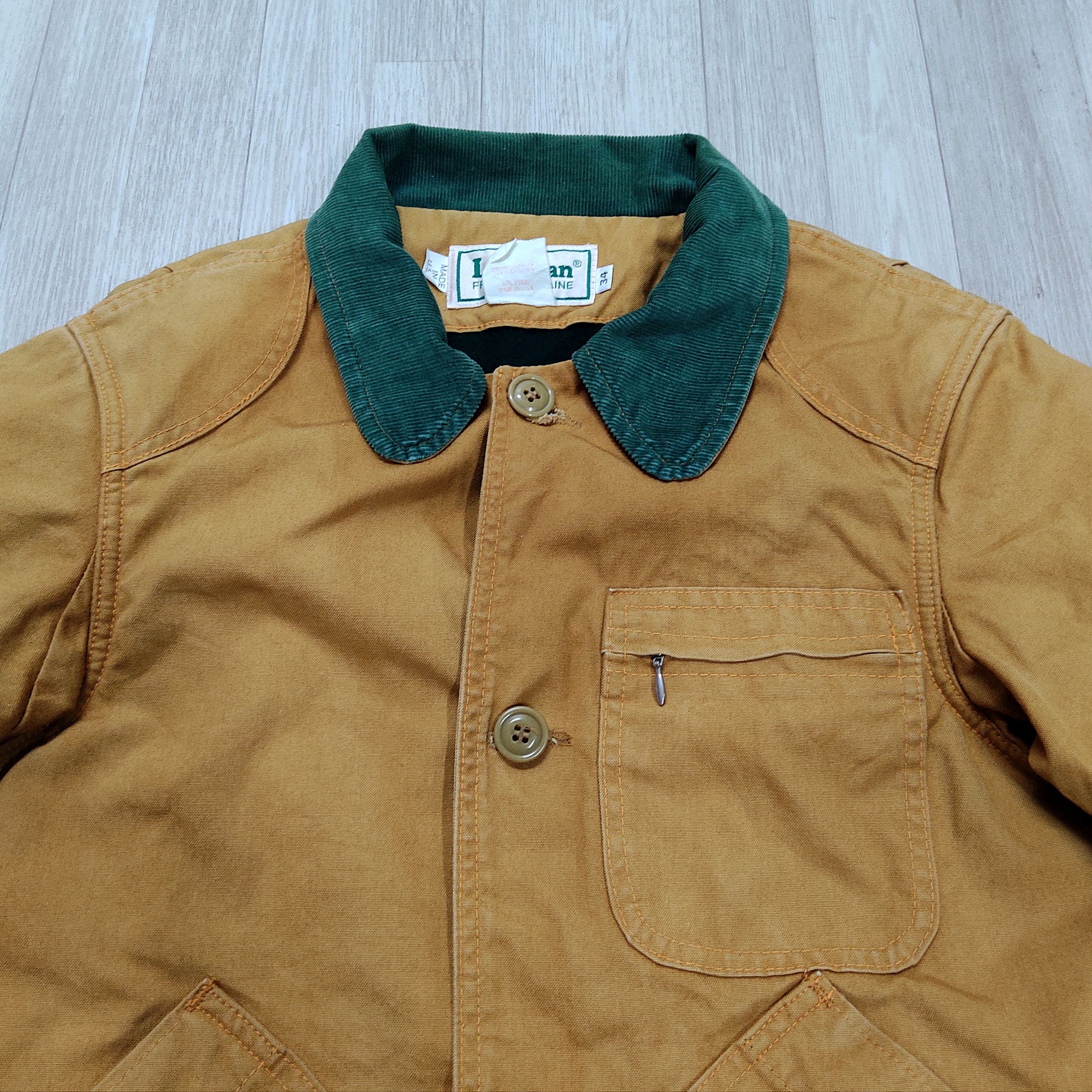 L.L. Bean 80s LL BEAN Duck Canvas Hunting Work Jacket Size US S / EU 44-46 / 1 - 5 Thumbnail