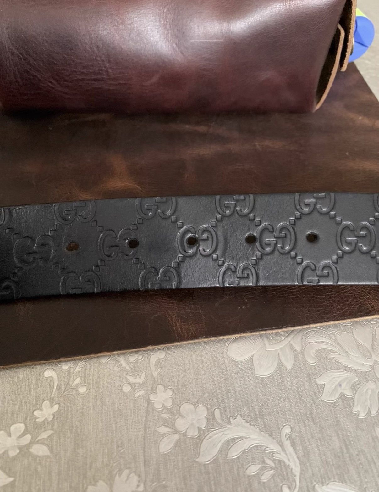 Gucci Gucci genuine leather belt K16 Size ONE SIZE - 6 Thumbnail