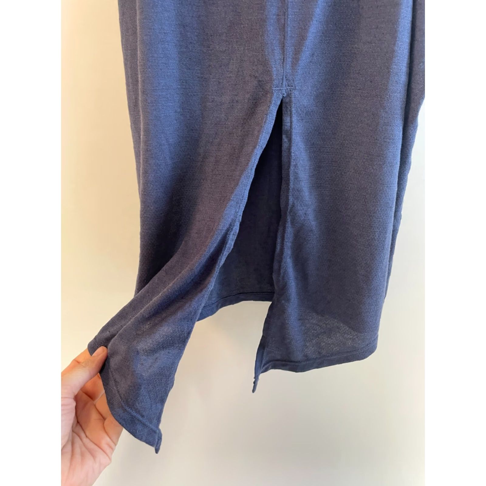 Prana prAna Shirt Women’s S Navy Blue Activewear Back Slit Sleeveless Mock Neck Size S / US 4 / IT 40 - 5 Thumbnail