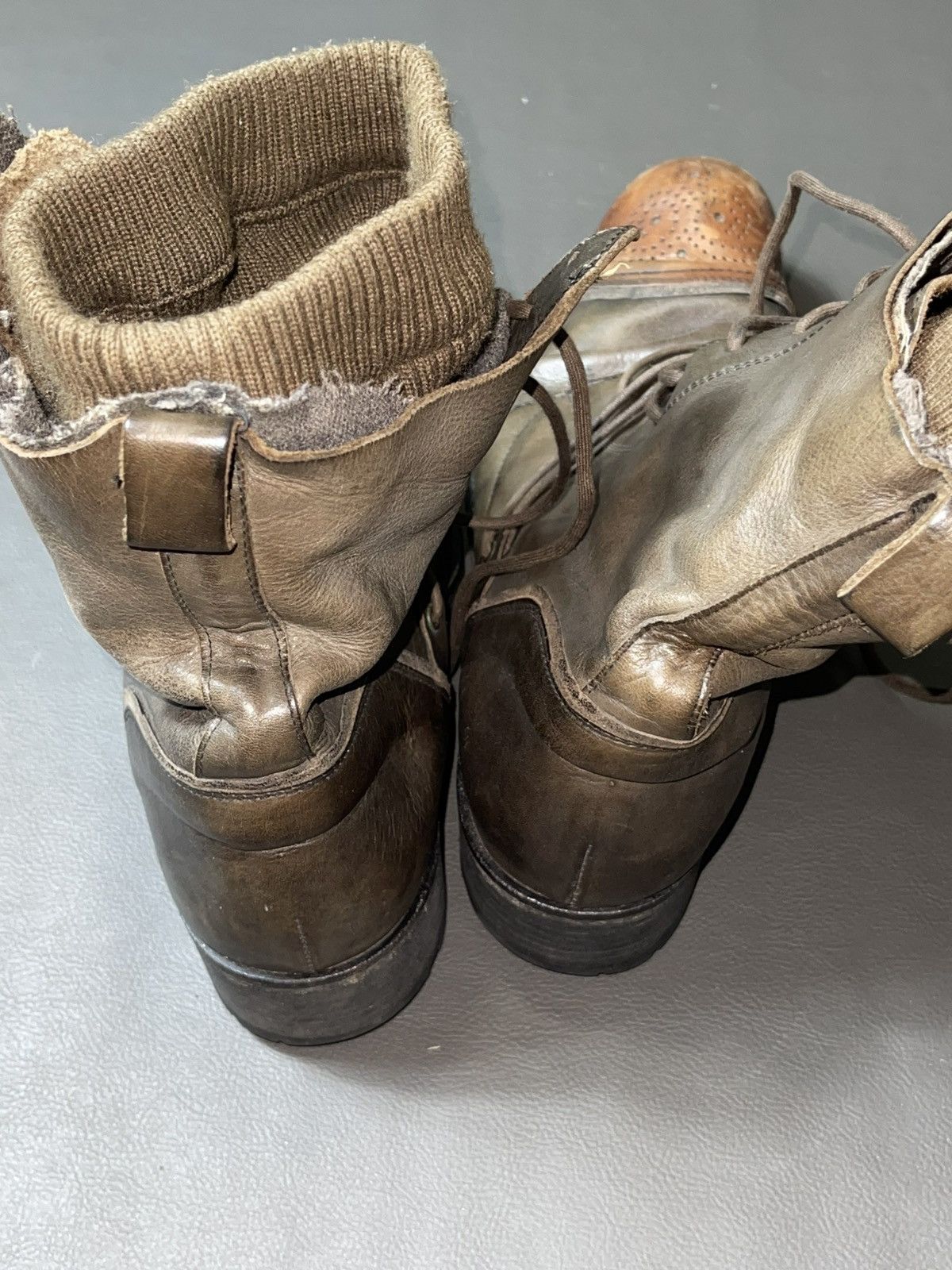 Alfredo Bannister Laceup layered boot