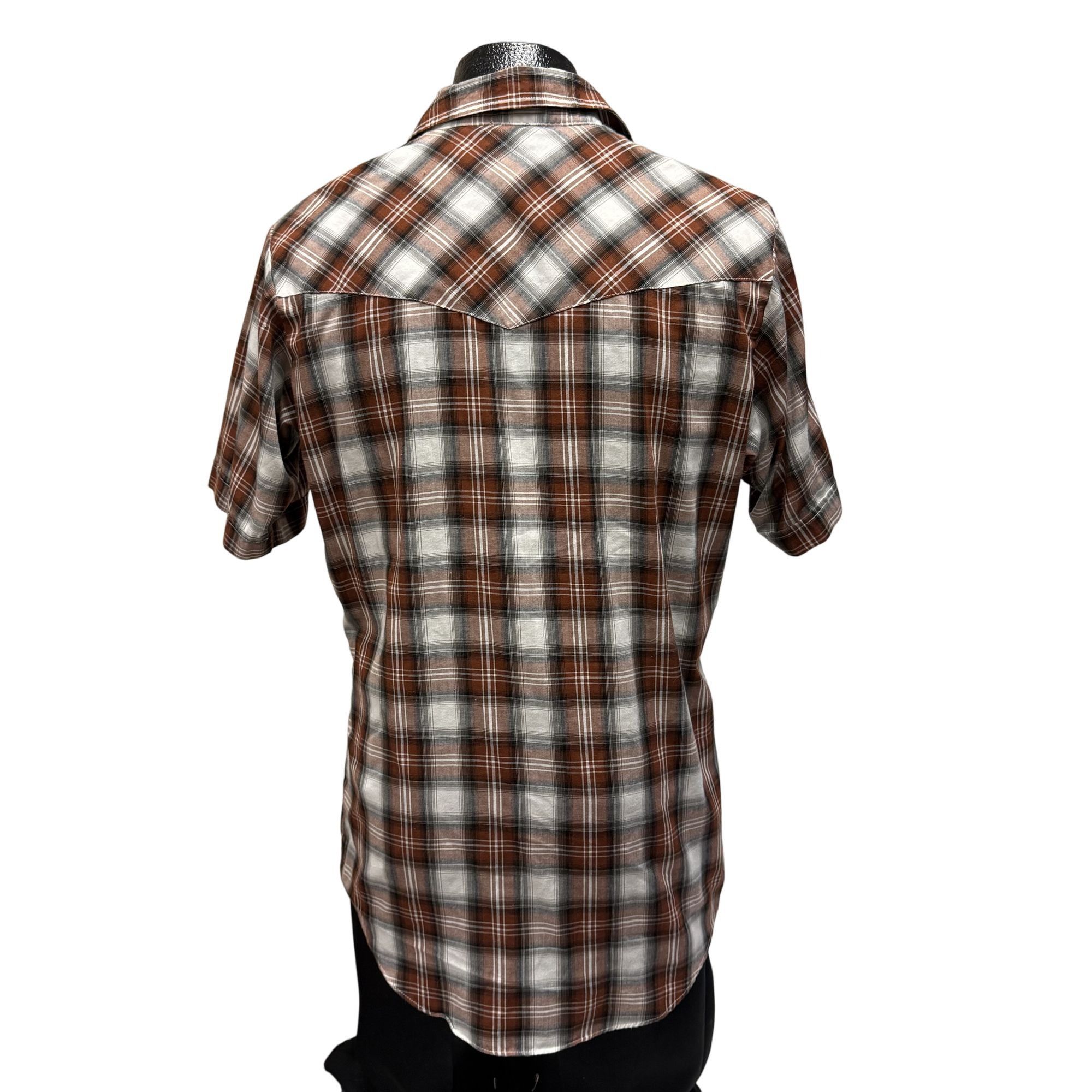 Other Vtg Ely Cattleman SHADOW PLAID Cowboy WESTERN Shirt Size US M / EU 48-50 / 2 - 3 Thumbnail