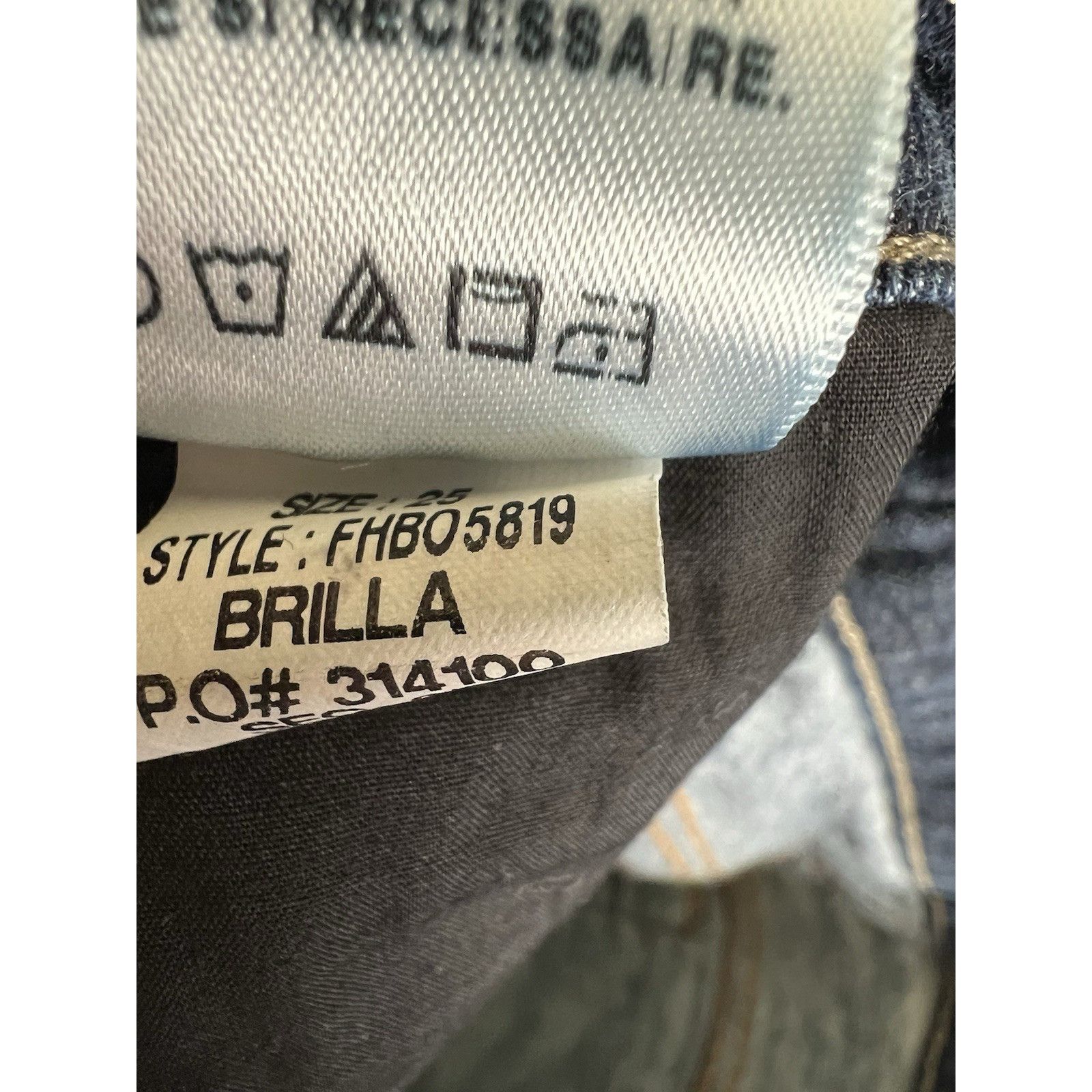 Joe's Joe's Jeans Women's Size 25 Blue Medium Wash High Rise Strai Size 25" / US 0 / IT 36 - 7 Thumbnail