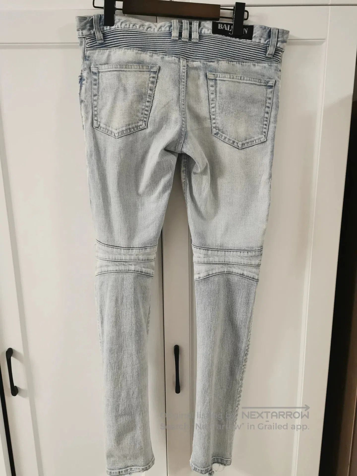 Balmain Balmain Ripped Knee Denim Jeans Size 30. Size 30" / US 8 / IT 44 - 2 Thumbnail