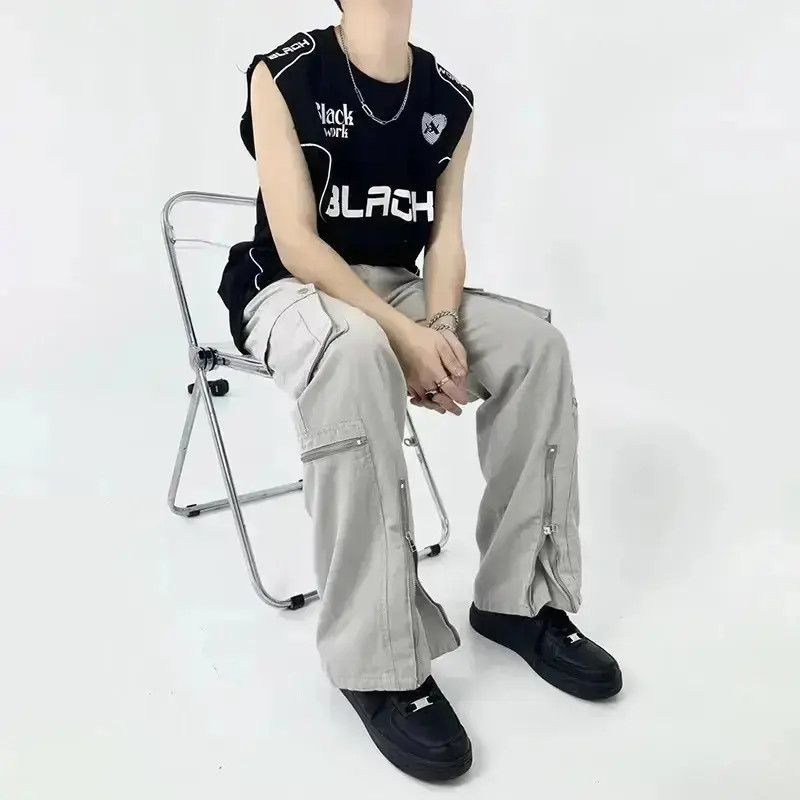Japanese Brand Multi function pocket flared utility tactical cargo pants Size US 34 / EU 50 - 3 Thumbnail