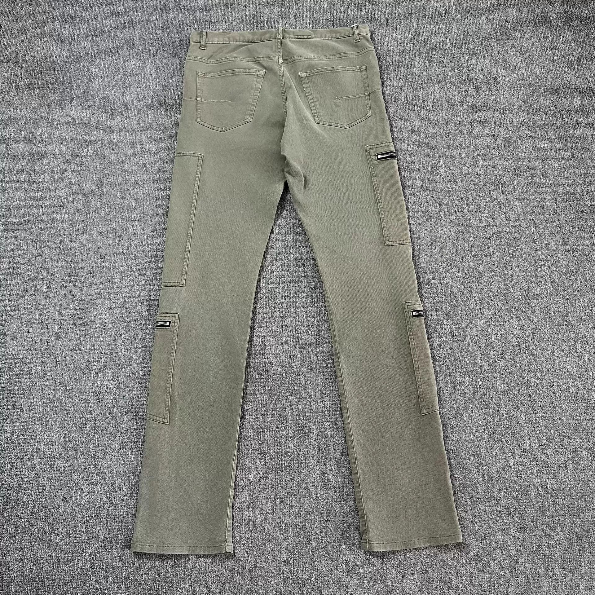 Dior Dior military green distressed multi-zip work pants 31 Size US 31 - 5 Thumbnail
