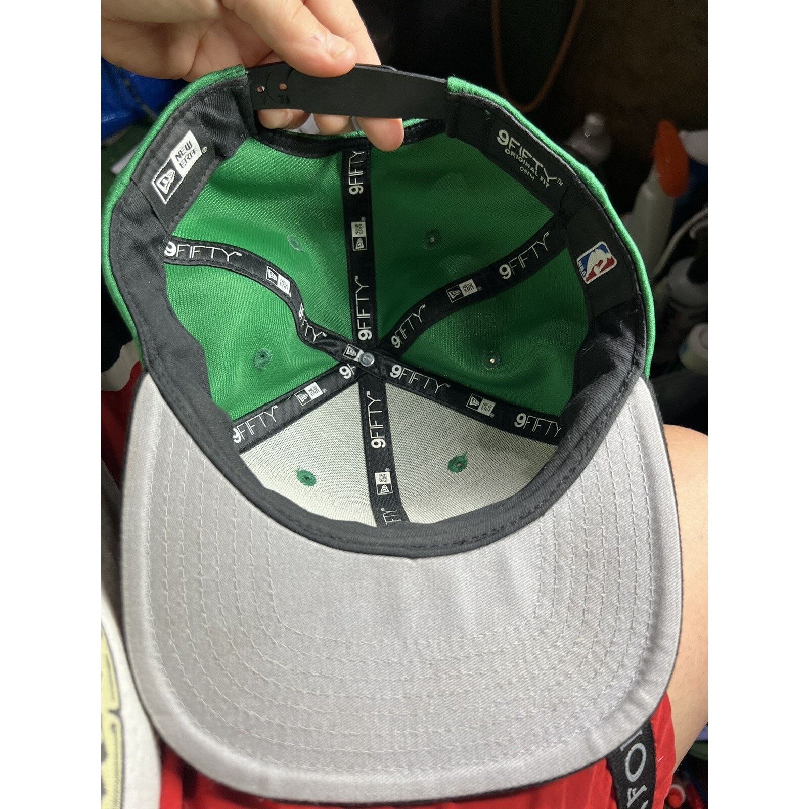 New Era New Era Boston Celtics 9FIFTY Adjustable Snapback Hat Size 36 - 5 Thumbnail