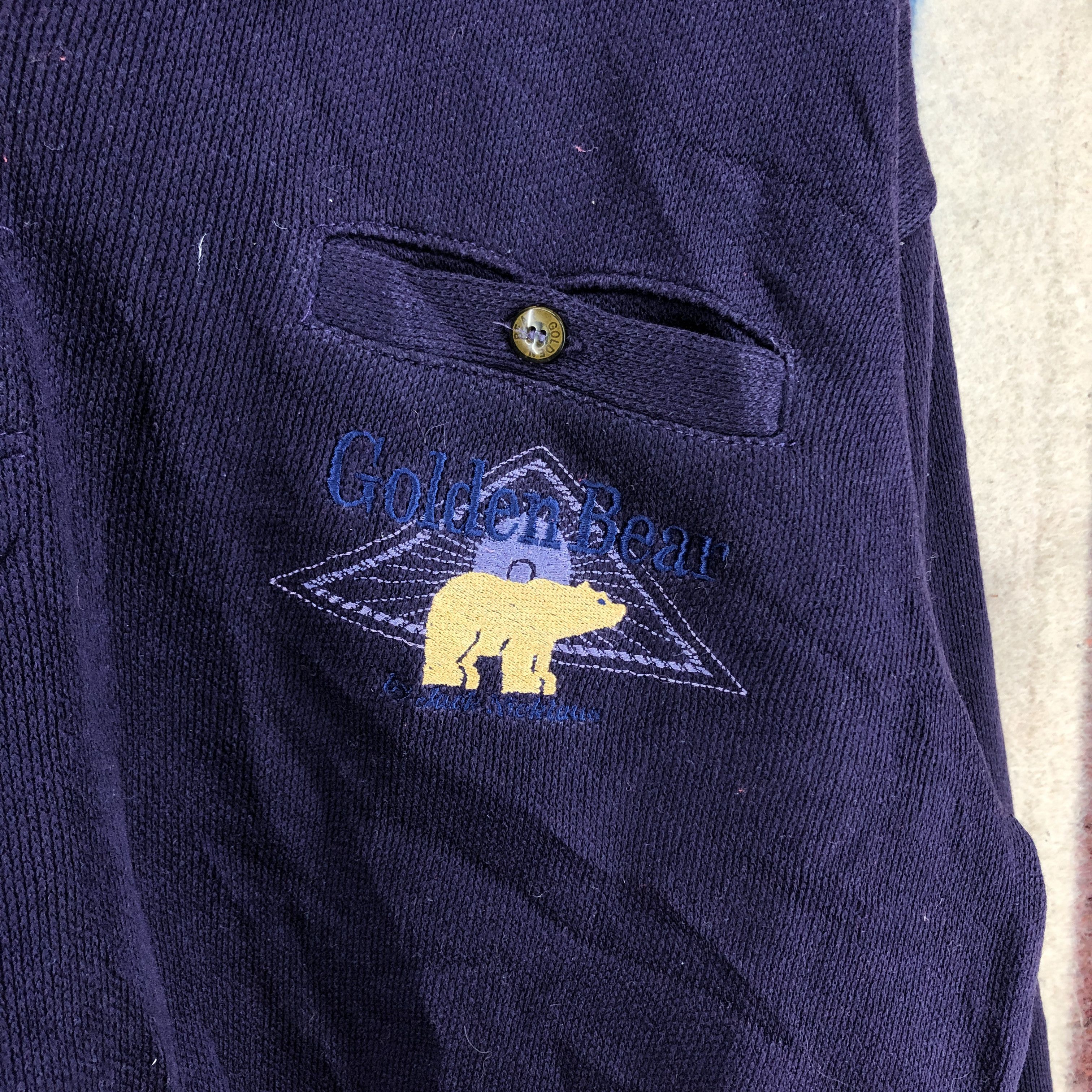 Golden Bear GOLDEN BEAR Button Ups Sweatshirt #0425/R Size US M / EU 48-50 / 2 - 3 Thumbnail