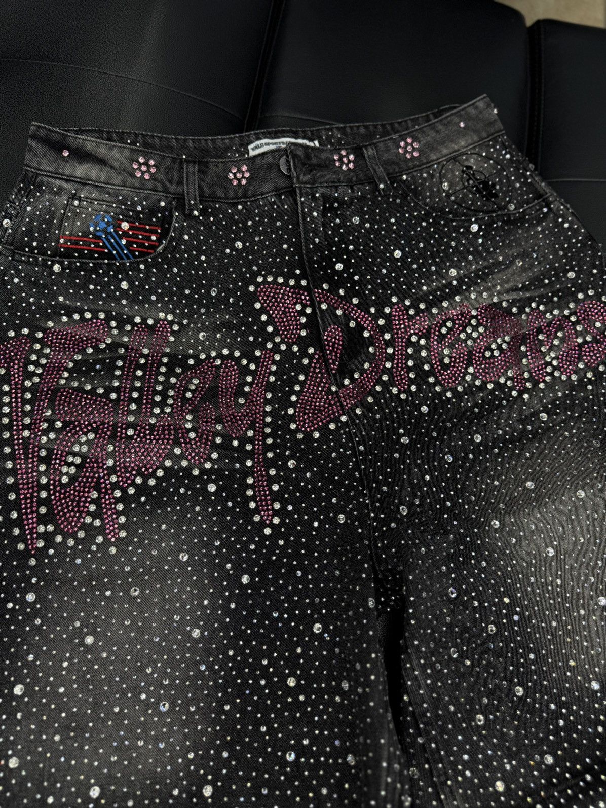 Vale Vale Valley Dreams Rhinestone Shorts Size 32 Size US 32 / EU 48 - 3 Thumbnail