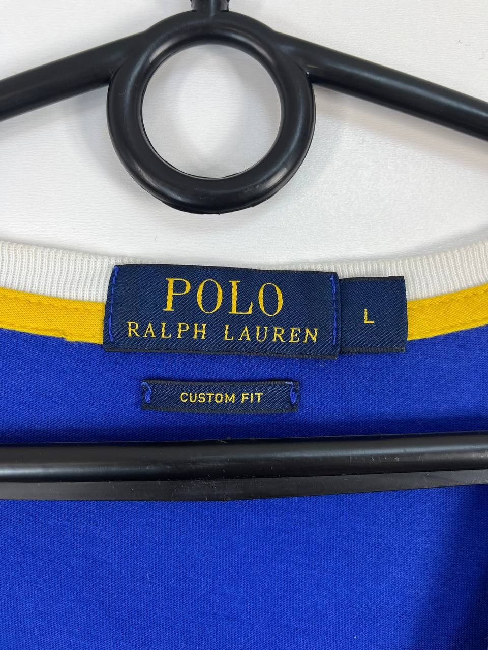 Polo Ralph Lauren Polo Ralph Lauren Italy 15 Custom Fit Polo Shirt Blue Size L Size US L / EU 52-54 / 3 - 2 Thumbnail