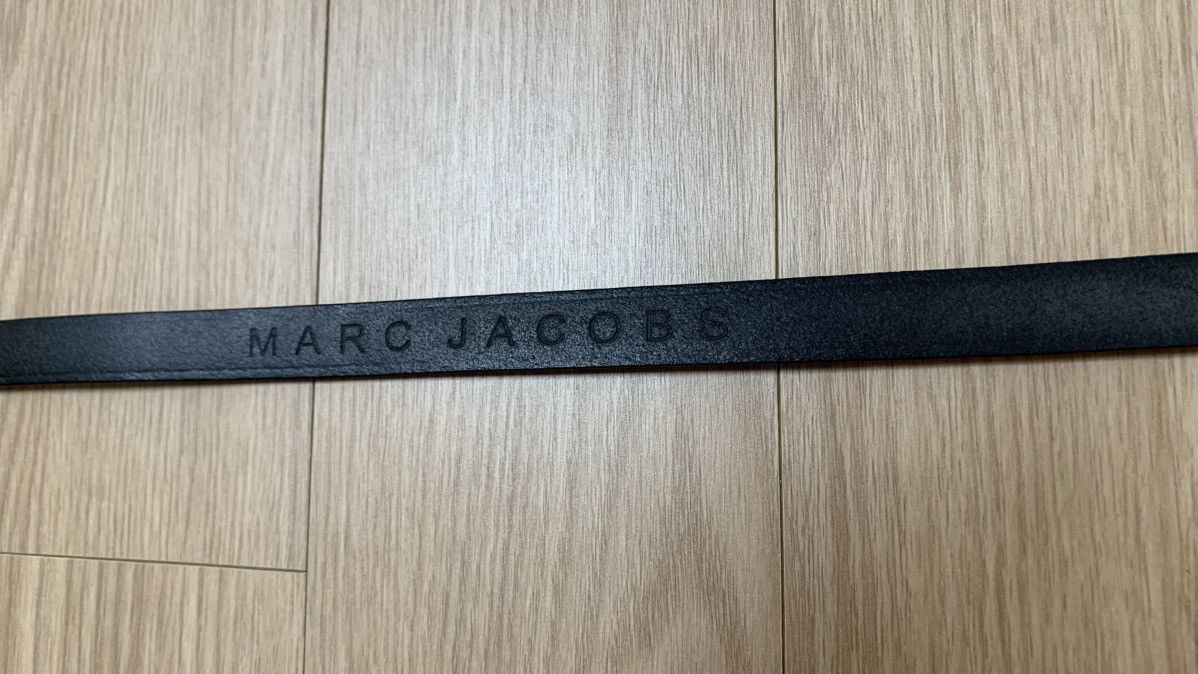 Marc Jacobs Marc Jacobs Black Skinny Belt Rare Size 30 - 2 Thumbnail