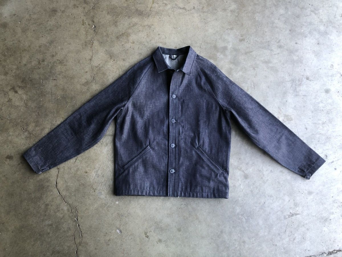 image of Ginew Denim The Shop Jacket in Blush, Men's (Size Large)